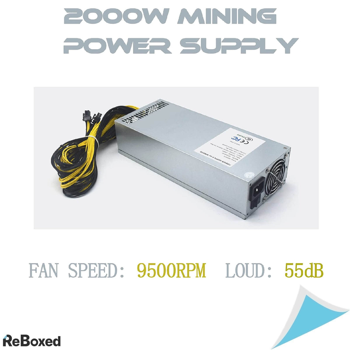 GeekPC Sursa de Alimentare 2000W Mining 12V 166A 8xGPU