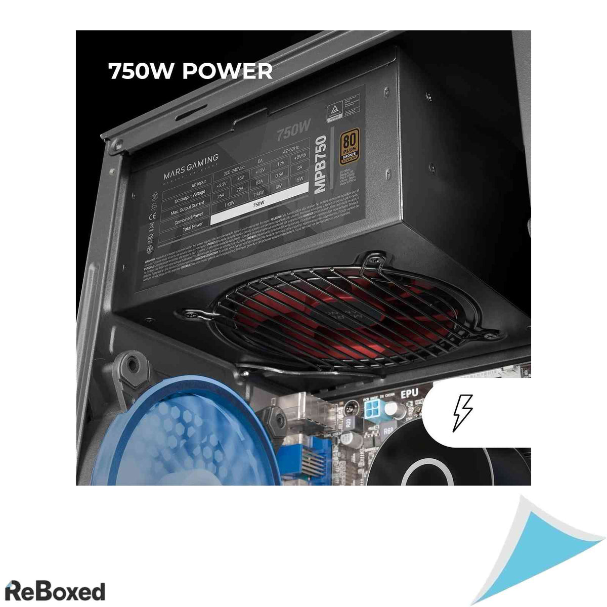 Sursa PC Mars Gaming MPB750 750W 80 Plus Bronze 230V
