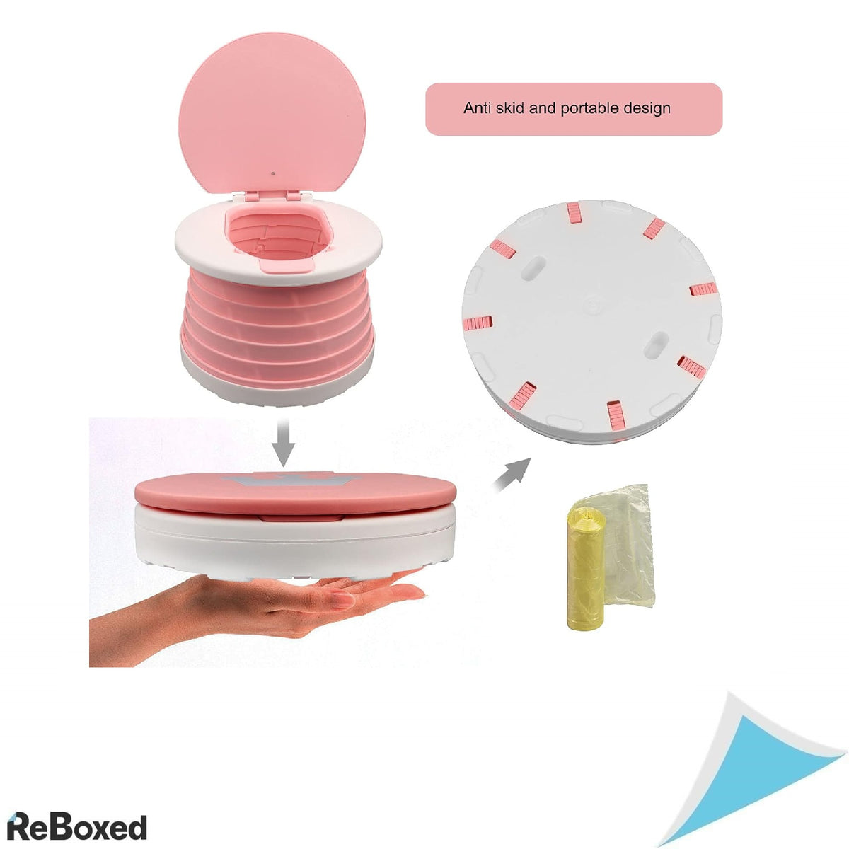 SVTEOKO Travel Potty 2-in-1 – Olita portabila pliabila pentru calatorii