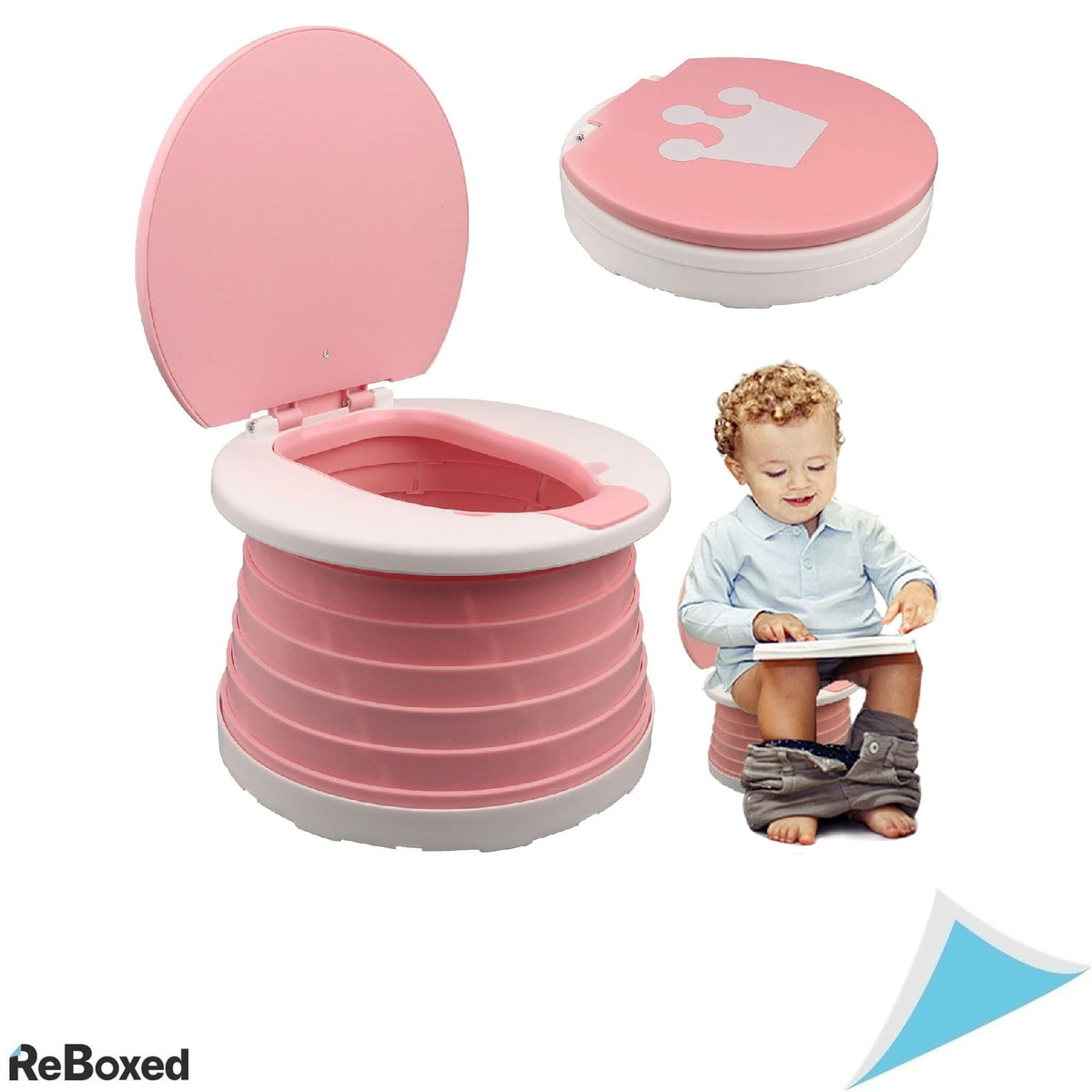 SVTEOKO Travel Potty 2-in-1 – Olita portabila pliabila pentru calatorii