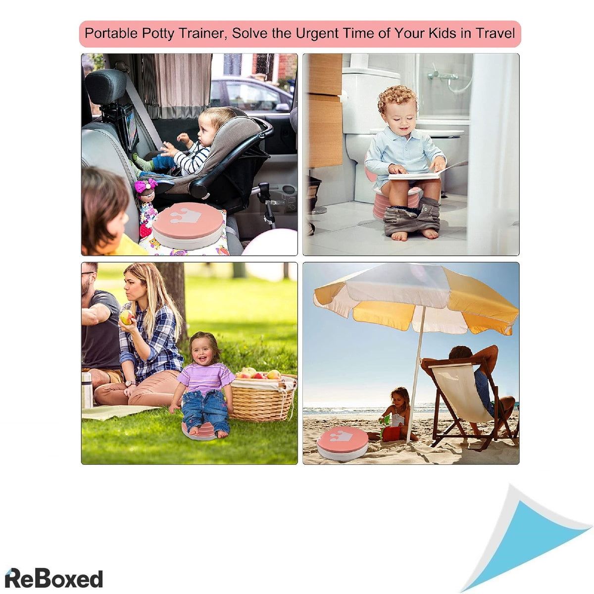 SVTEOKO Travel Potty 2-in-1 – Olita portabila pliabila pentru calatorii