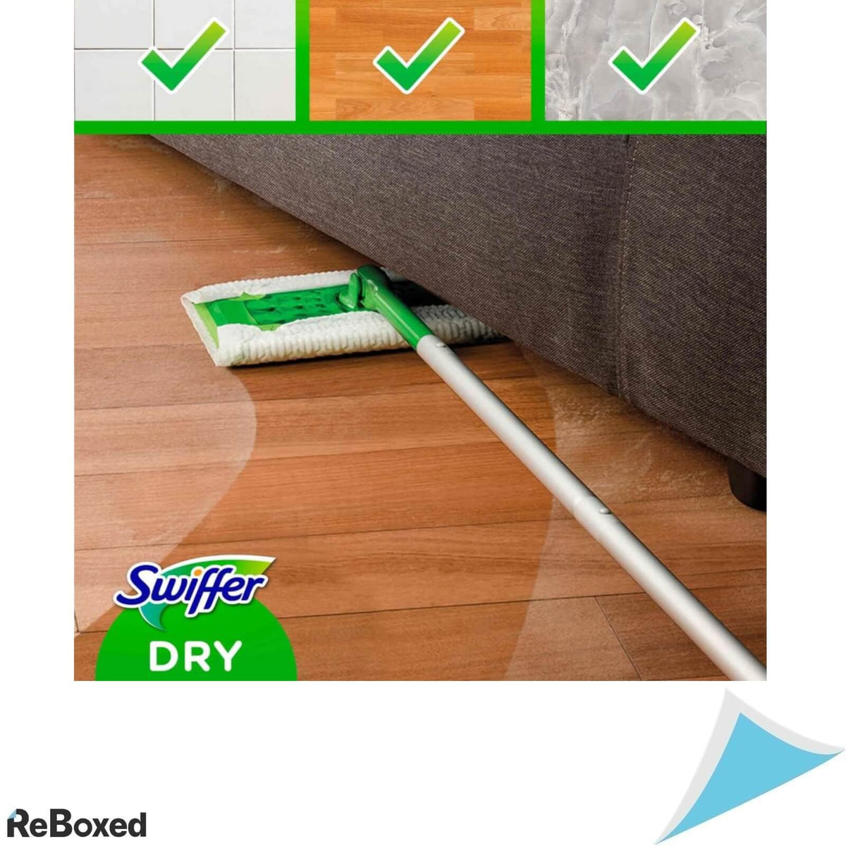 Swiffer Kit Dry Set Mop 2 Lavete