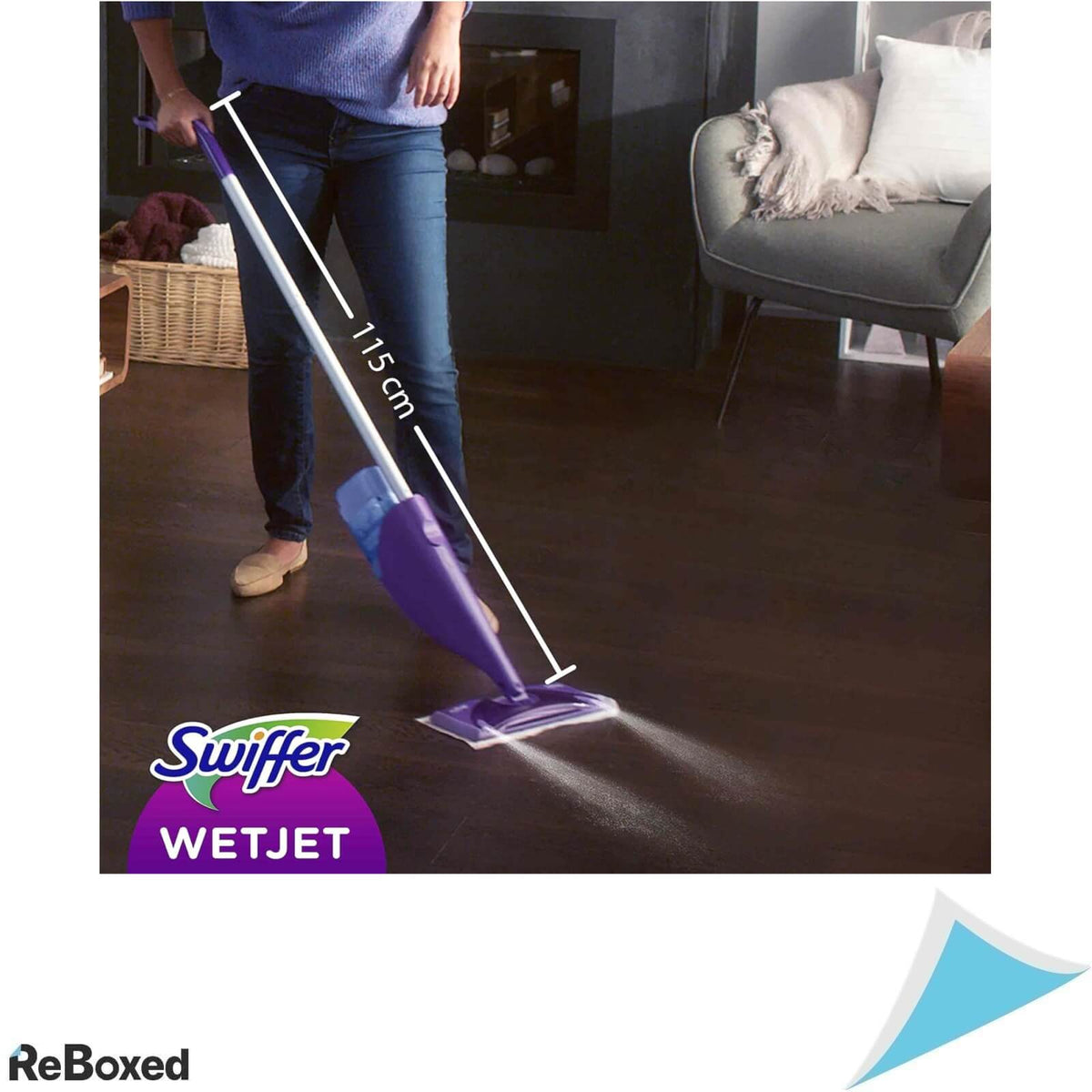Swiffer Wet Jet Mop Plat cu Pulverizator si 5 Rezerve Umede