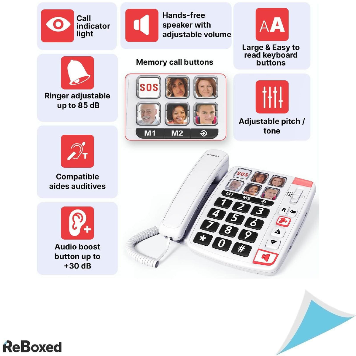 Swissvoice Xtra 1110 Telefon Fix cu Fir