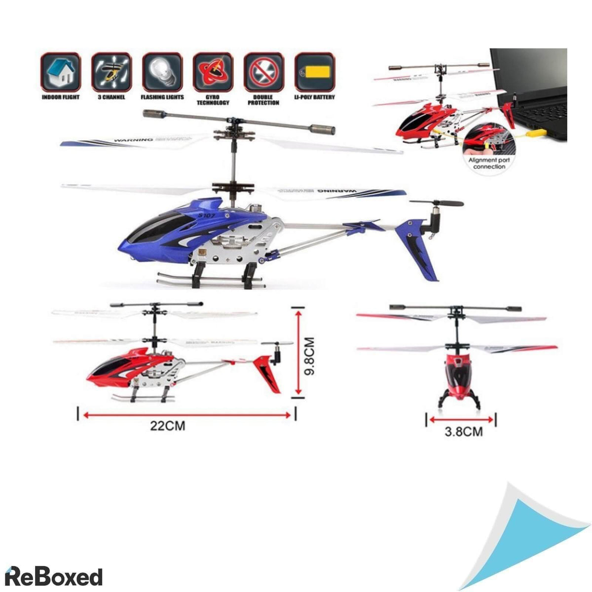 Syma S107G Elicopter cu Telecomanda Metal+ABS 2 Motoare
