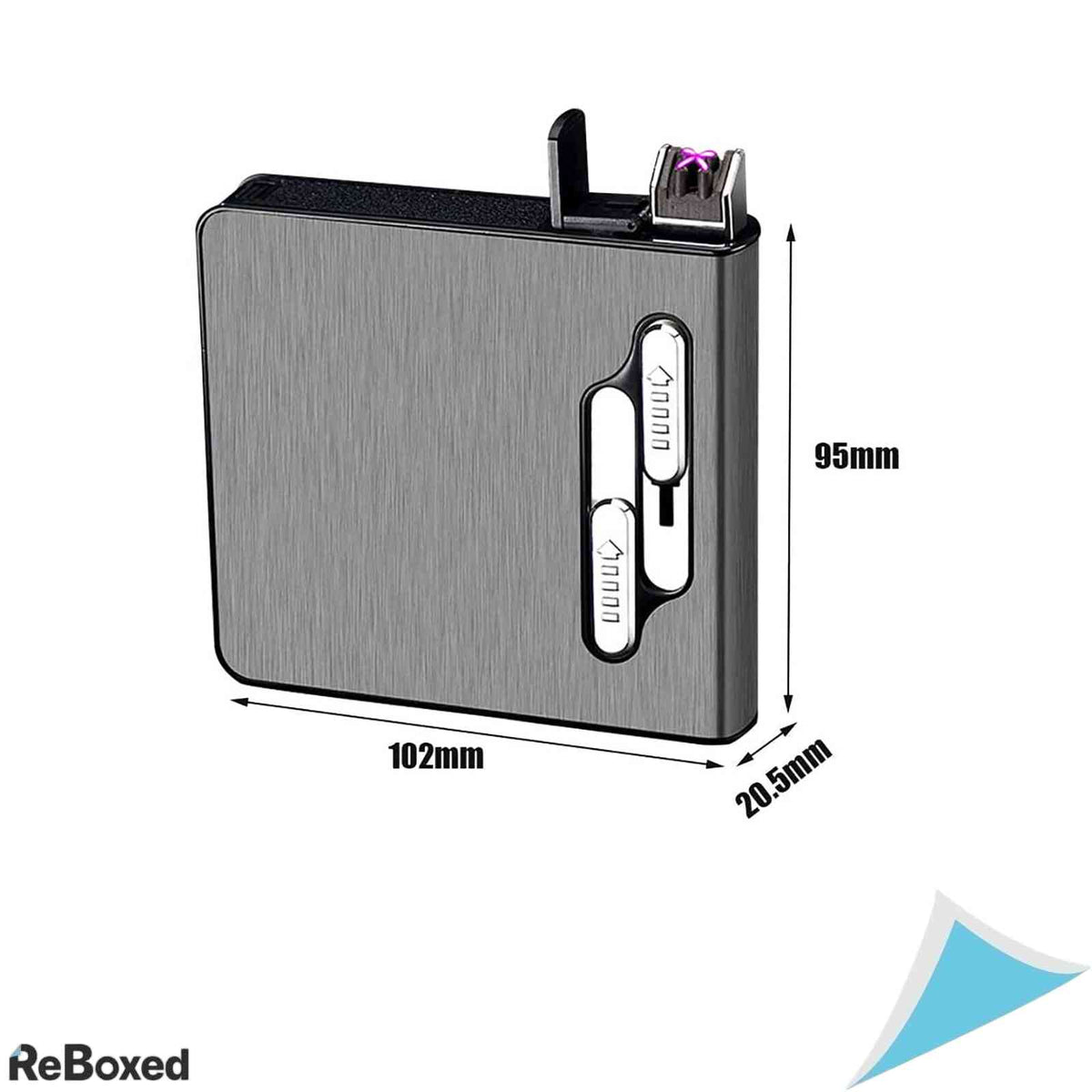 Tabachera 2 in 1 cu Bricheta Electrica Reincarcabila USB SCYDAO, Capacitate 20 Tigari