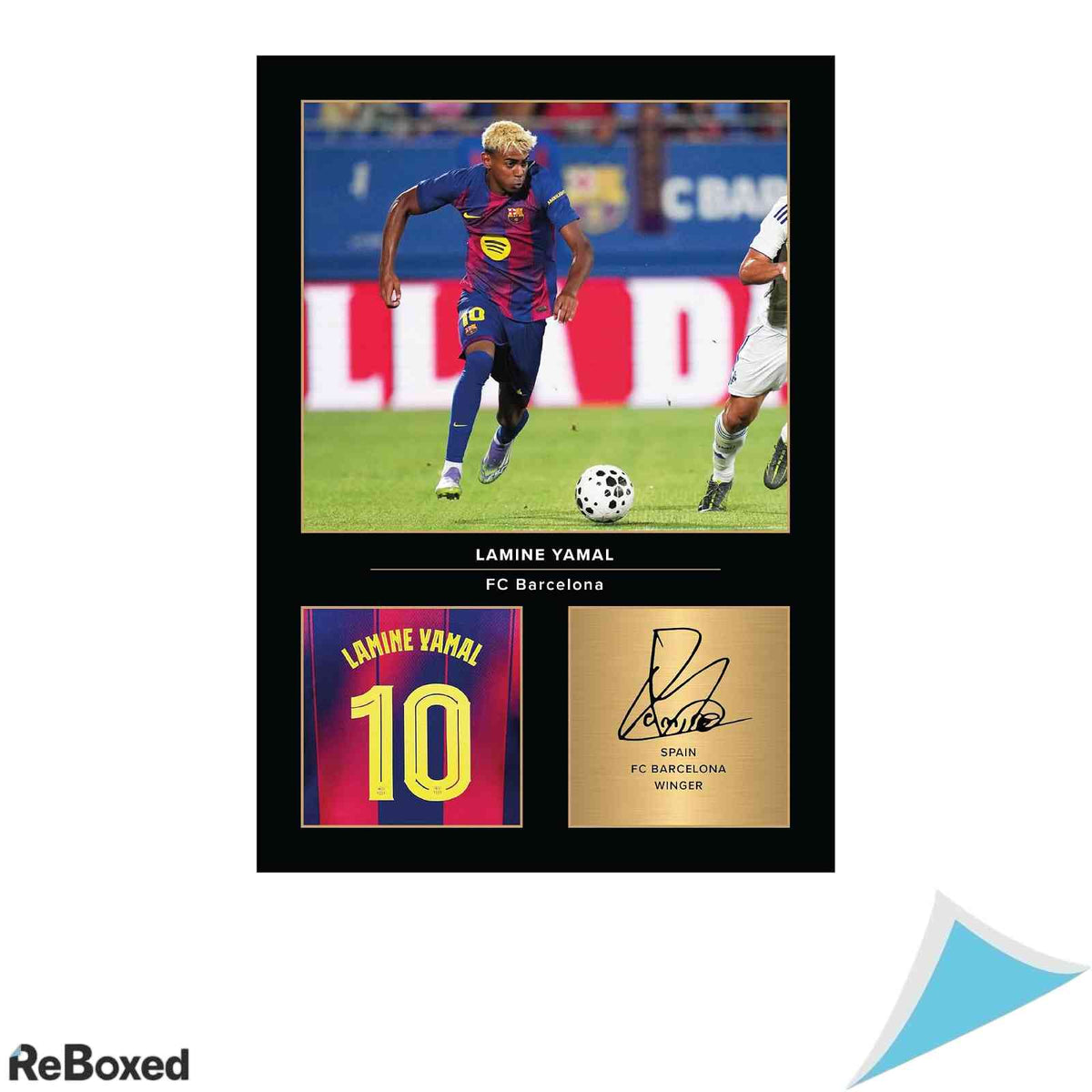 Tablou Foto Tablou Lamine Yamal Barcelona Semnatura Imprimata Format A4 Cadou Fani Barca