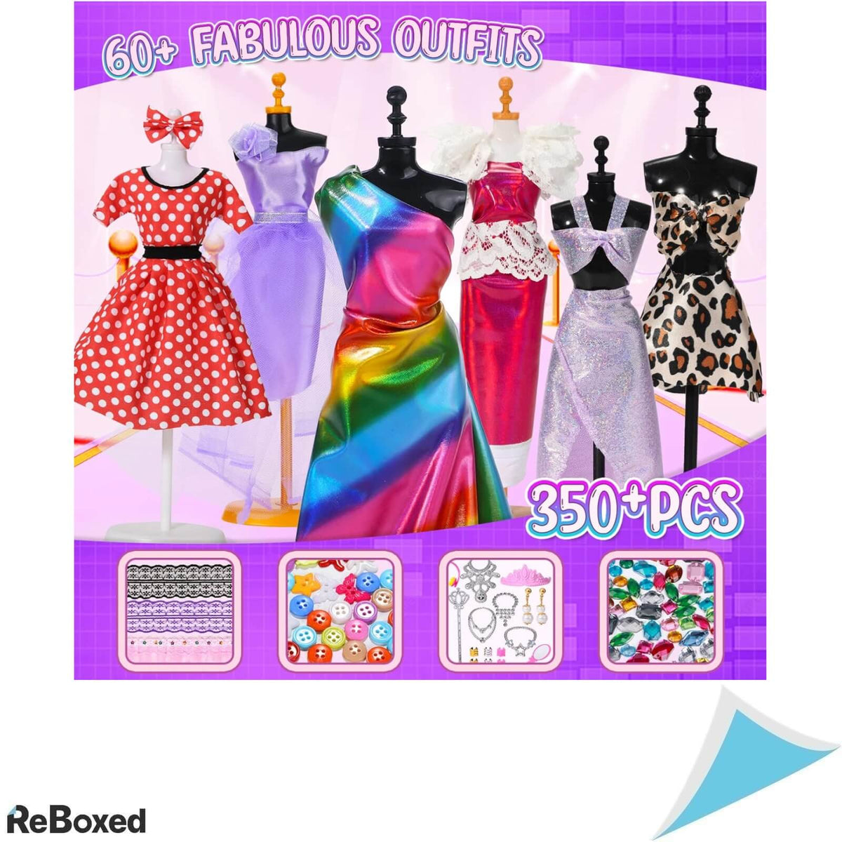 Tacobear 600K Set de Creatie Rochii pentru Papusi