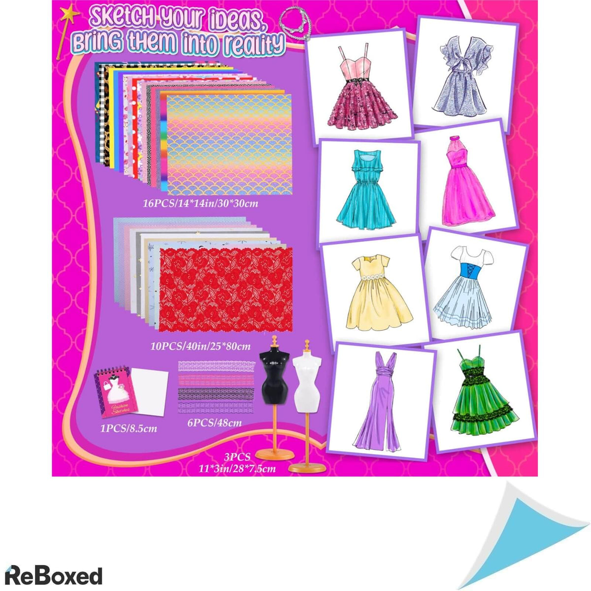 Tacobear 600K Set de Creatie Rochii pentru Papusi