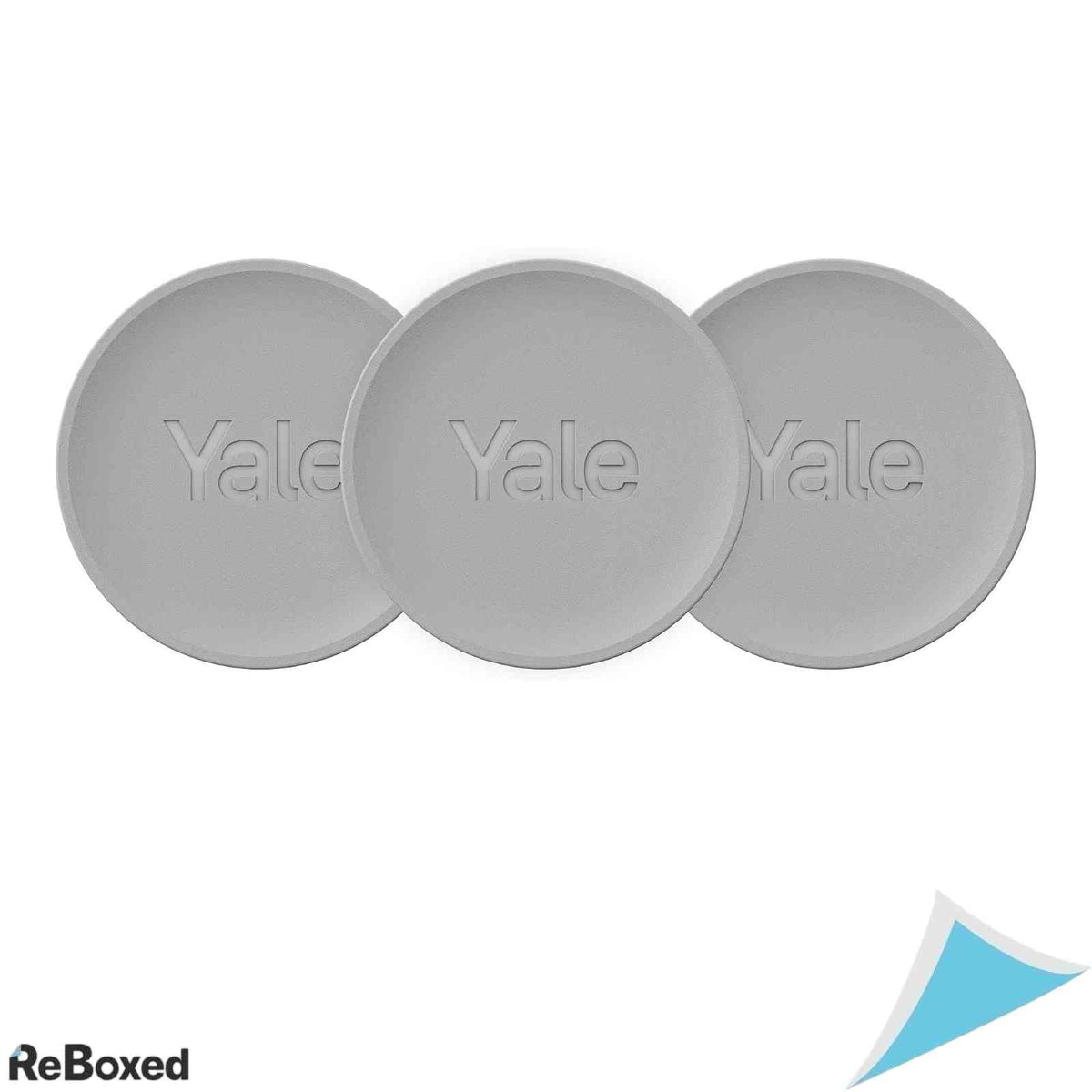 Set 3 Taguri NFC Yale Dot Acces Fara Cheie Atinge Pentru Deblocare Incuietoare Inteligenta Compatibil Yale Linus Smart Lock L2 Argintiu