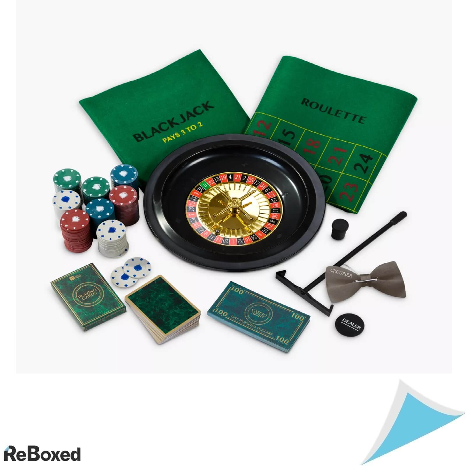 Talking Tables Set de Jocuri Casino Poker Blackjack Ruleta