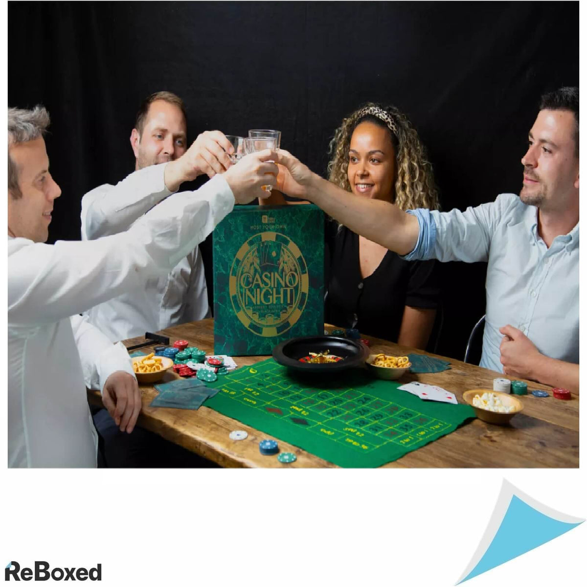 Talking Tables Set de Jocuri Casino Poker Blackjack Ruleta