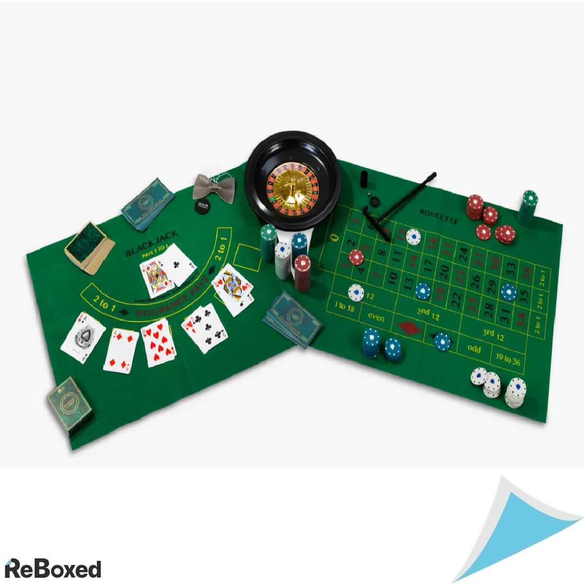 Talking Tables Set de Jocuri Casino Poker Blackjack Ruleta