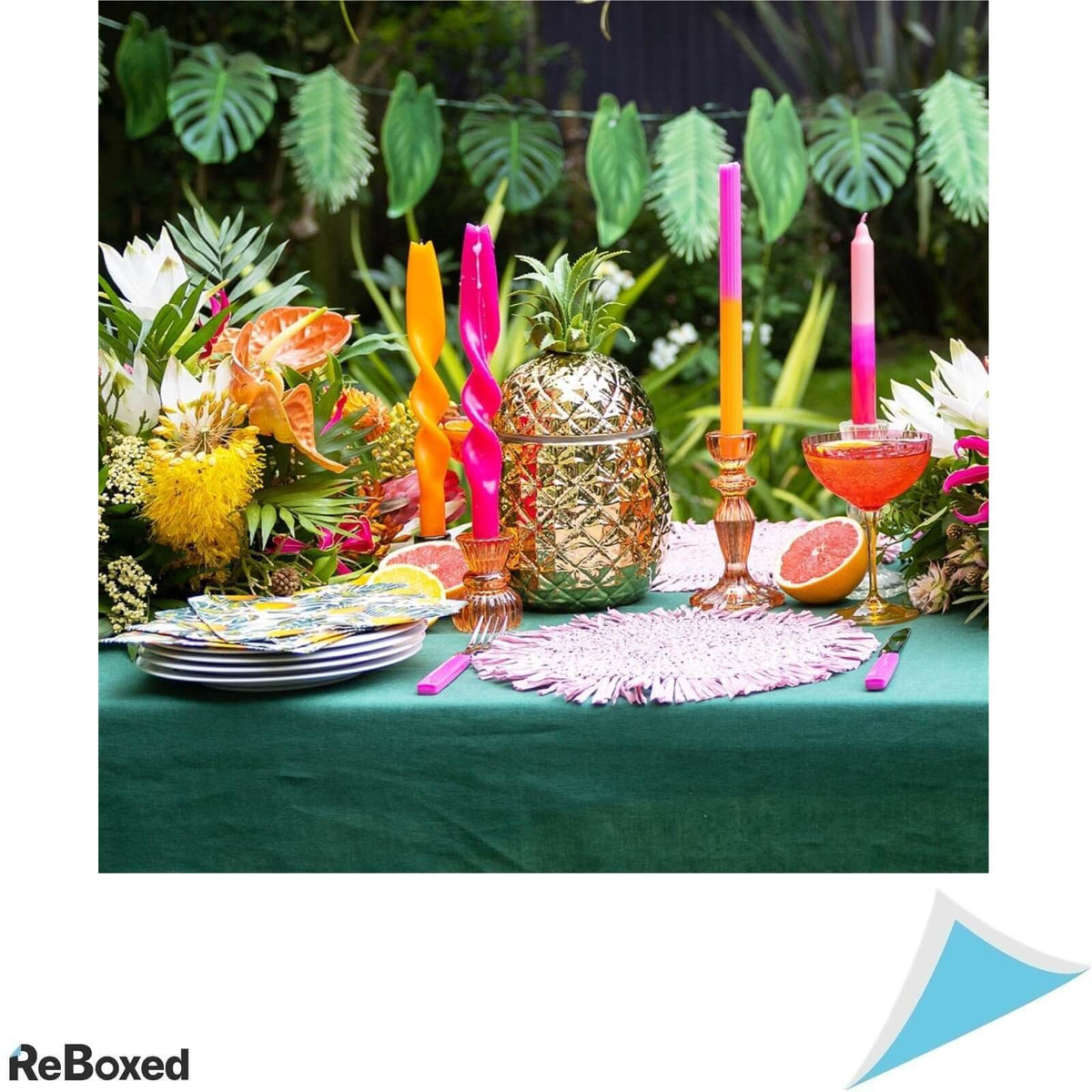 Talking Tables Galeata pentru Gheata Tip Ananas Auriu cu Capac 21.5 x 21.5 x 27 cm