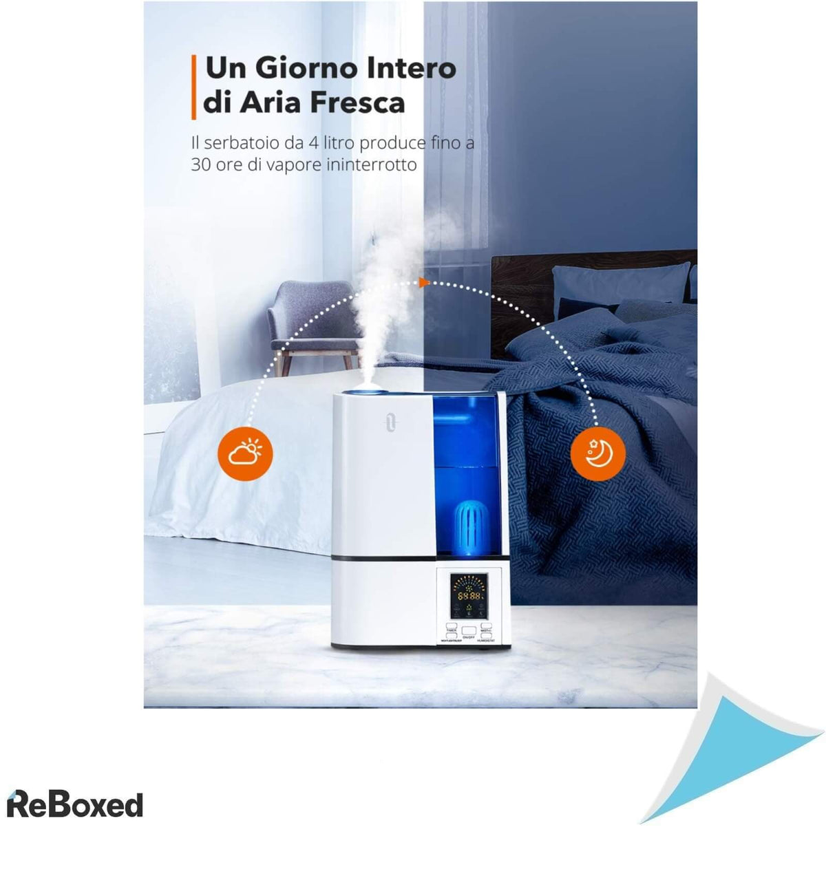 TaoTronics TT-AH001 Umidificator cu ultrasuente 4L LED