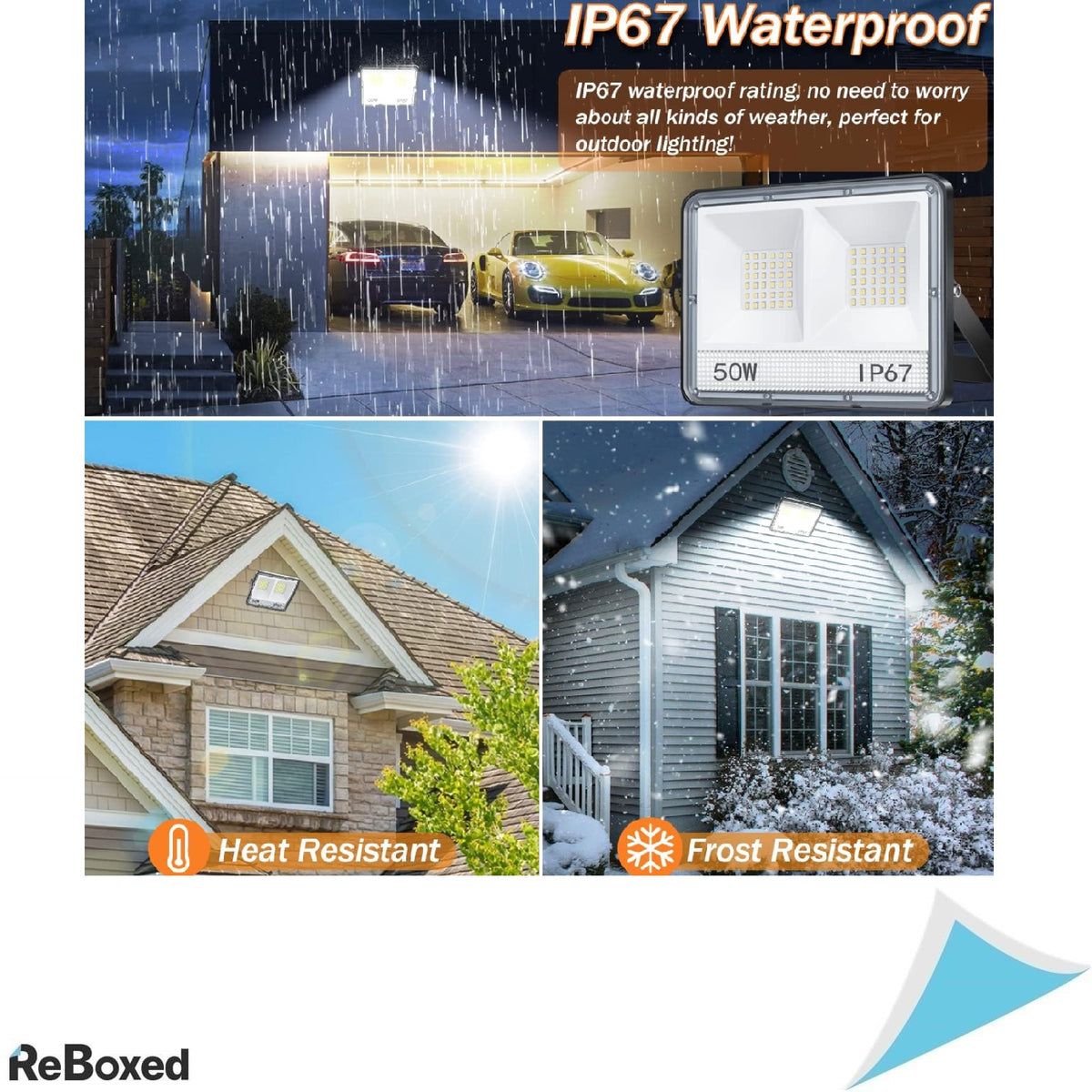 Tasinuo IP67 Proiector LED Outdoor 50W