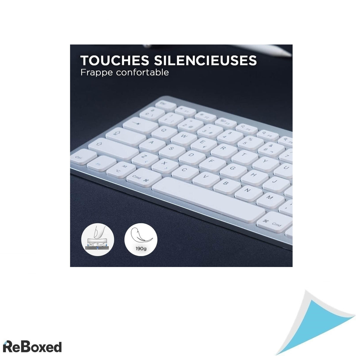 Tastatura Bluetooth Bluestork MINI-MAC pentru Mac, iPad, iPhone – AZERTY Francez