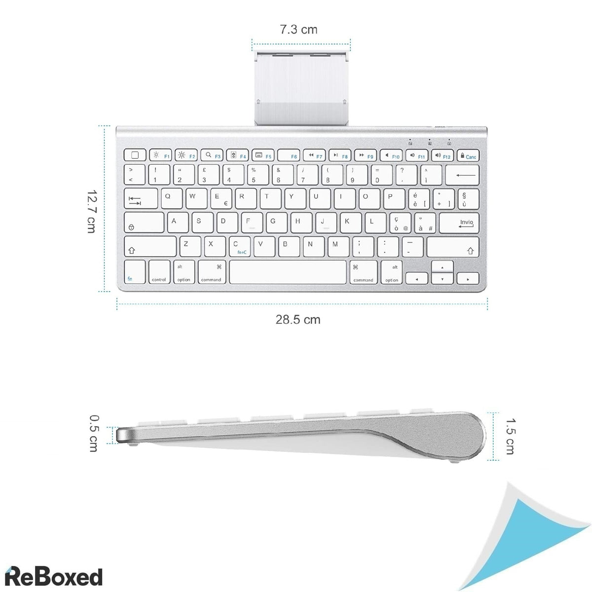 Tastatura Bluetooth OMOTON Wireless pentru iPad – Layout QWERTY Italian
