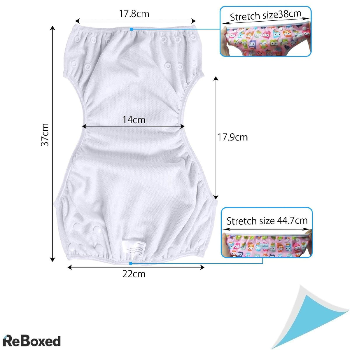 Teamoy Set 2 Scutece de Inot pentru Bebelusi