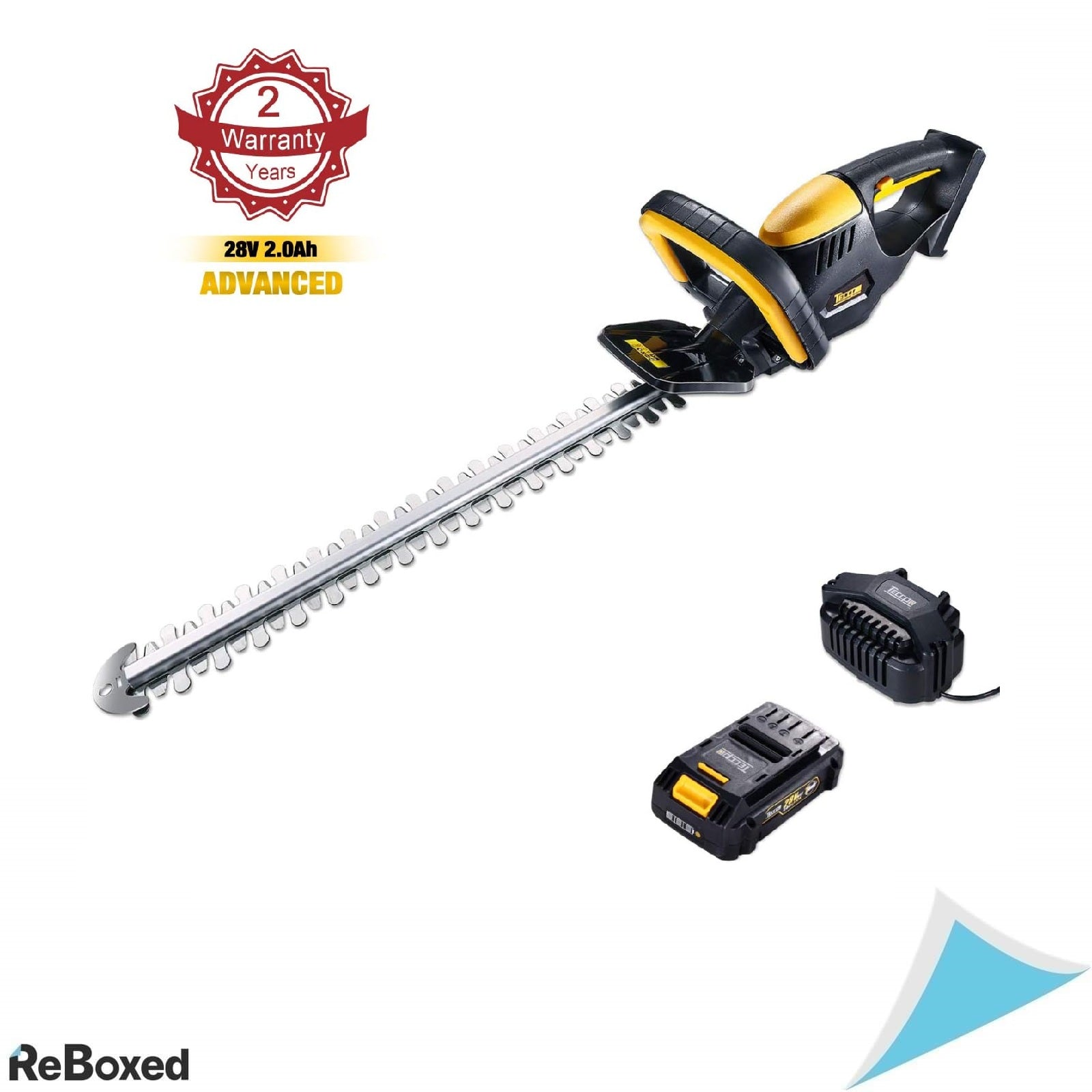 TECCPO TDHT01G – Foarfeca de tuns gard viu fara fir 28 V 600 mm lama carbon