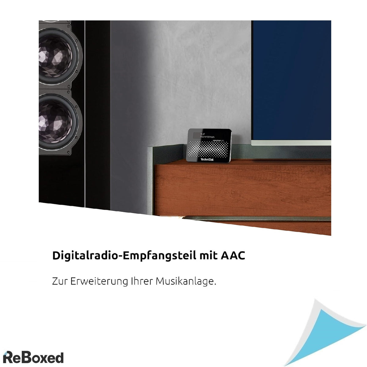 TechniSat Cablestar 100 – Radio Digital prin Cablu (DVB-C), OLED, SPDIF, Telecomanda, Negru