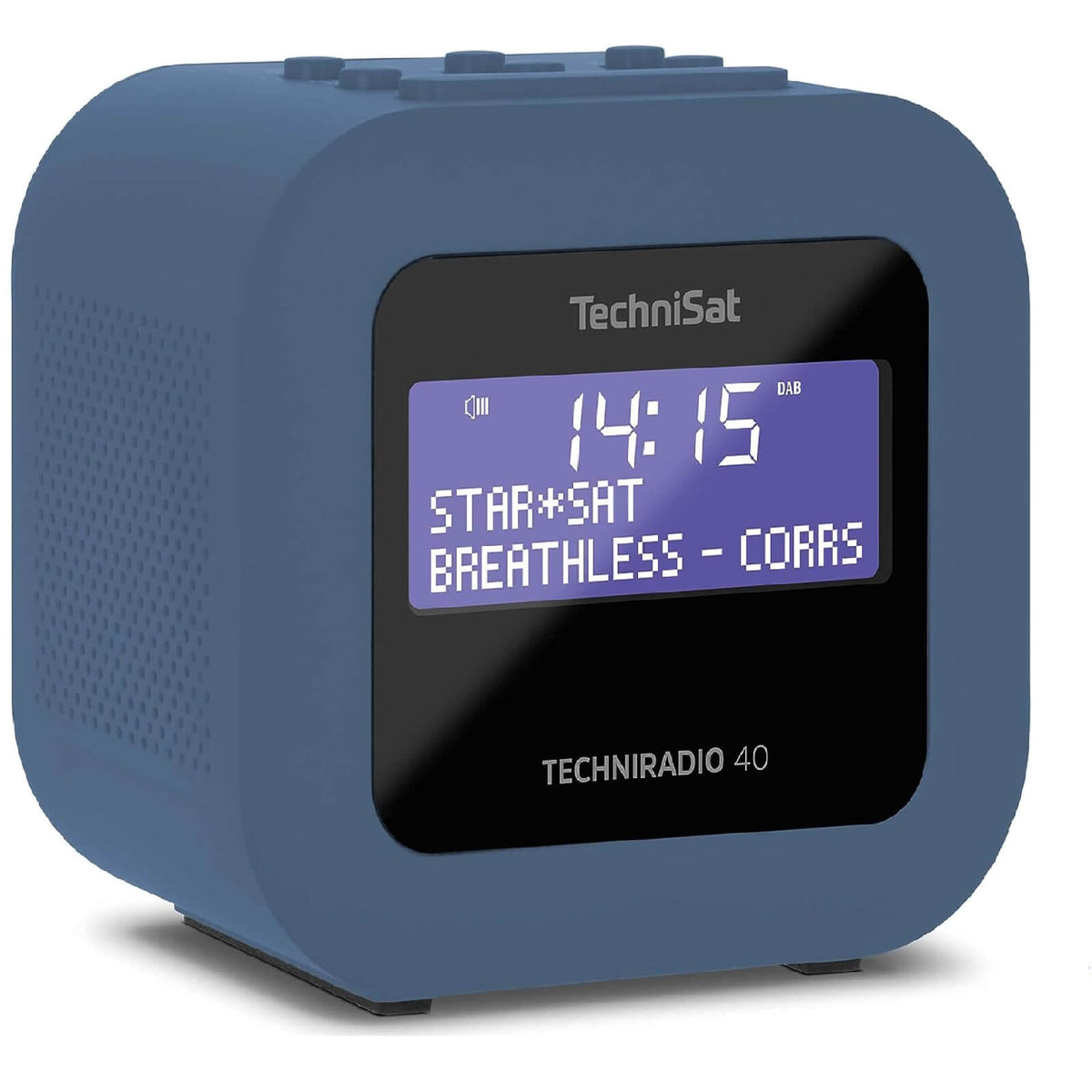 Technisat TechniRadio 40 Radio cu Ceas DAB+ FM USB 1.2W Albastru