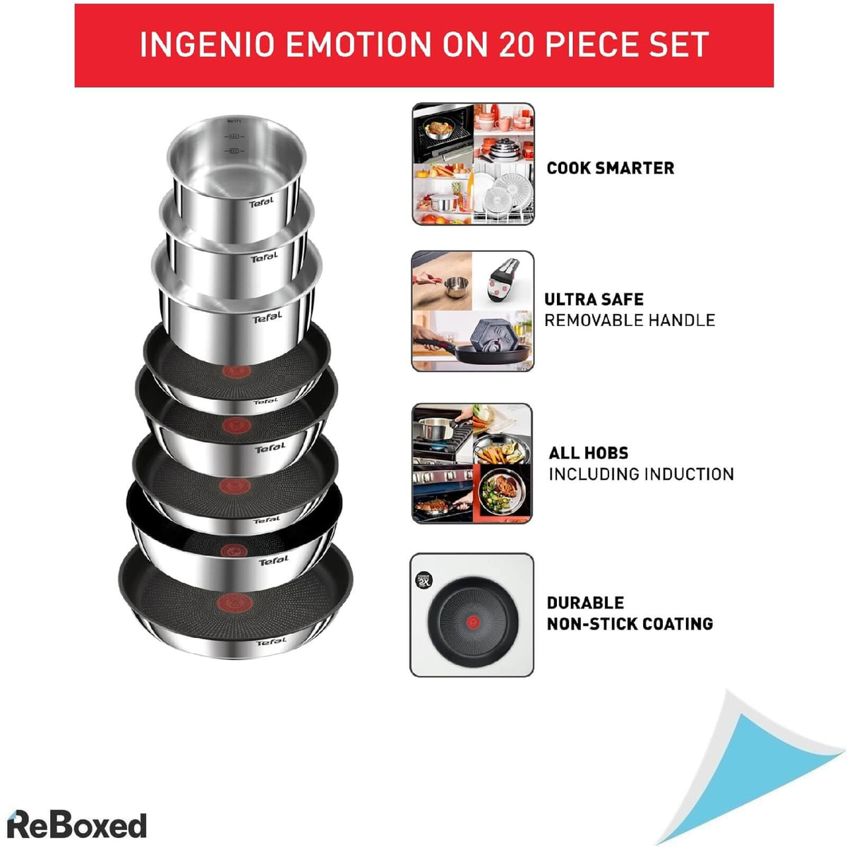 Tefal Igenio L897SK04 Set 20 Piese