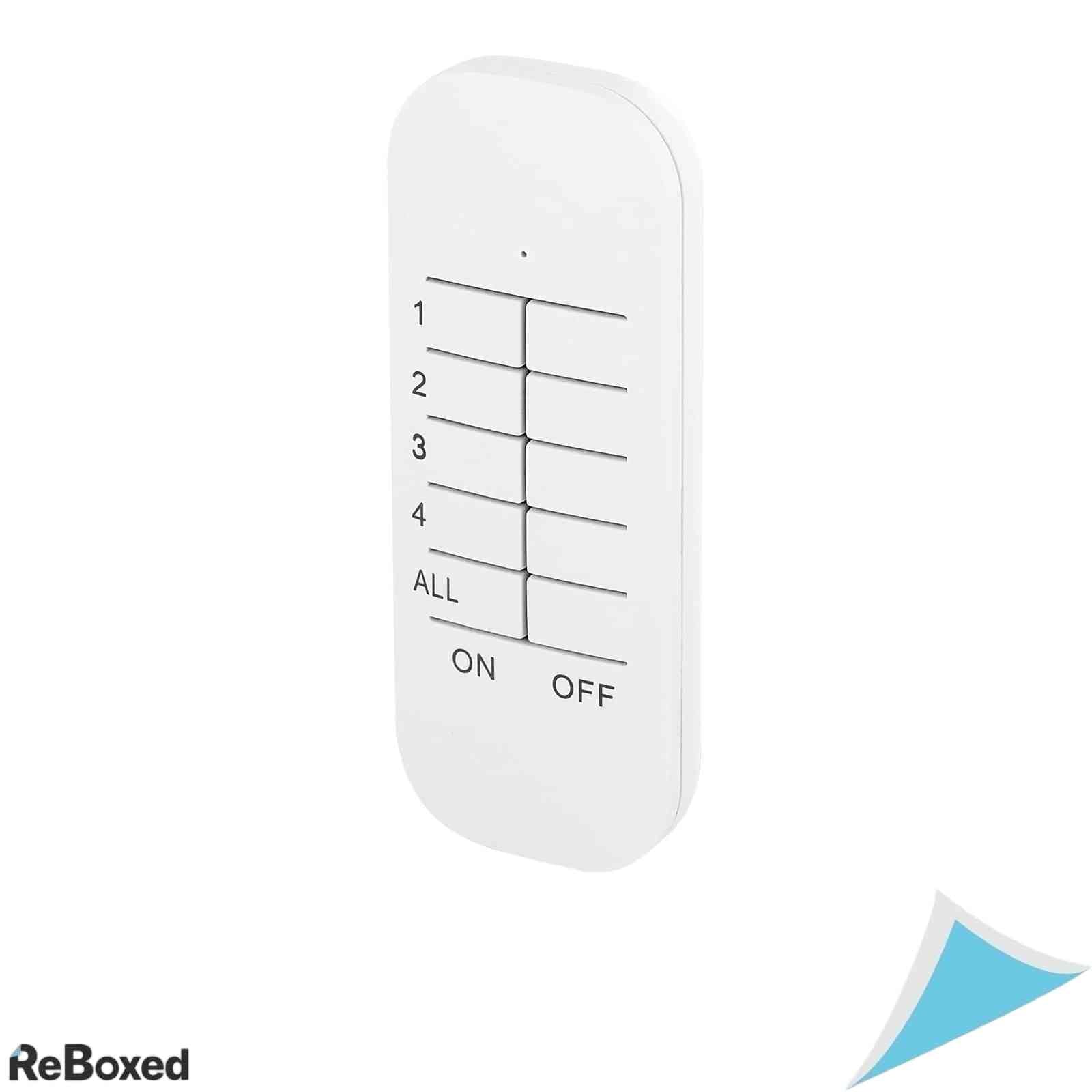 Telecomanda cu 4 canale Smartwares SH4-90152 Plug & Connect, 433.92 MHz, raza 30 m, Alb