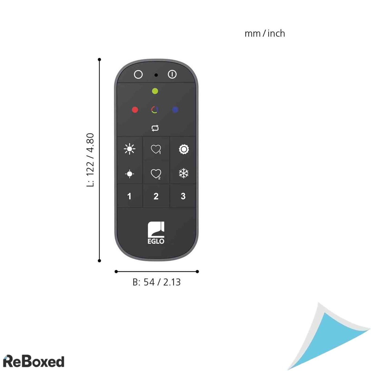 Telecomanda inteligenta EGLO connect.z Smart Home ZigBee, Negru/Gri