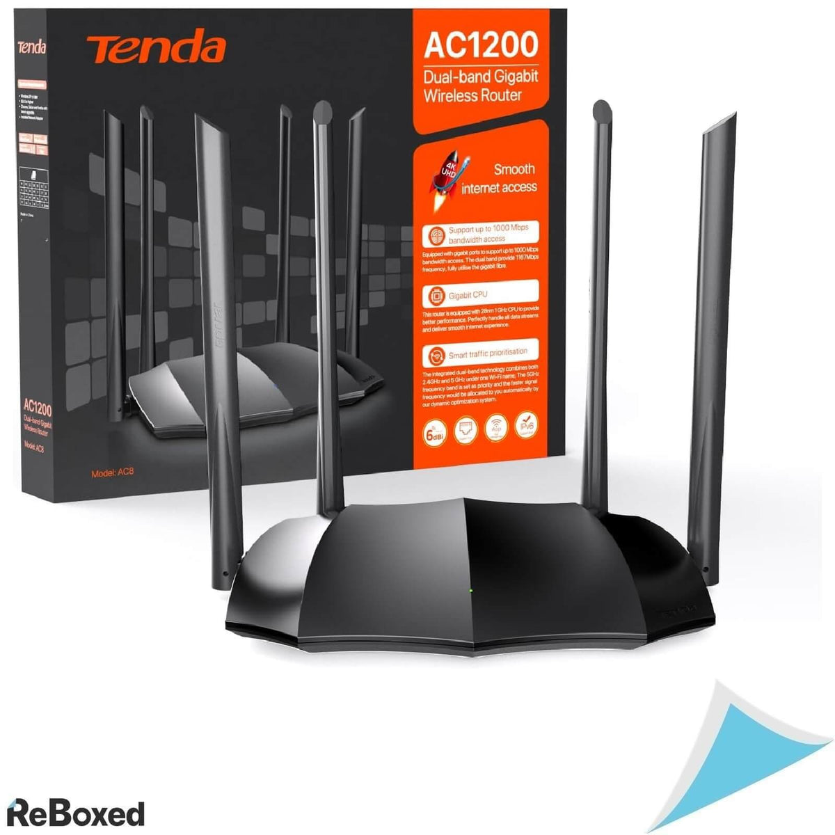 Tenda AC1200 Router WiFi Gagabit Dual Band