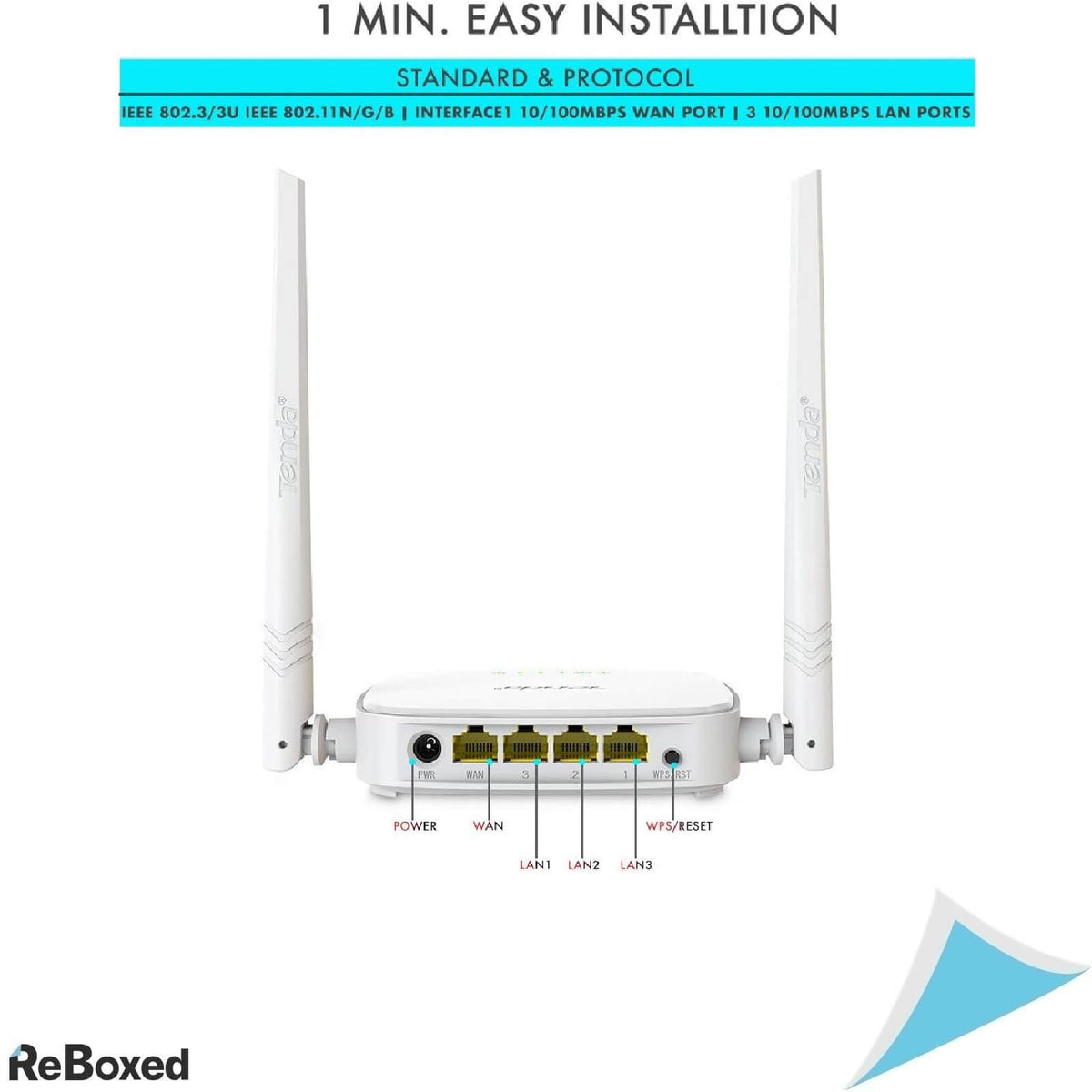 Tenda N301 Router Wireless 300Mbps 2.4GHz