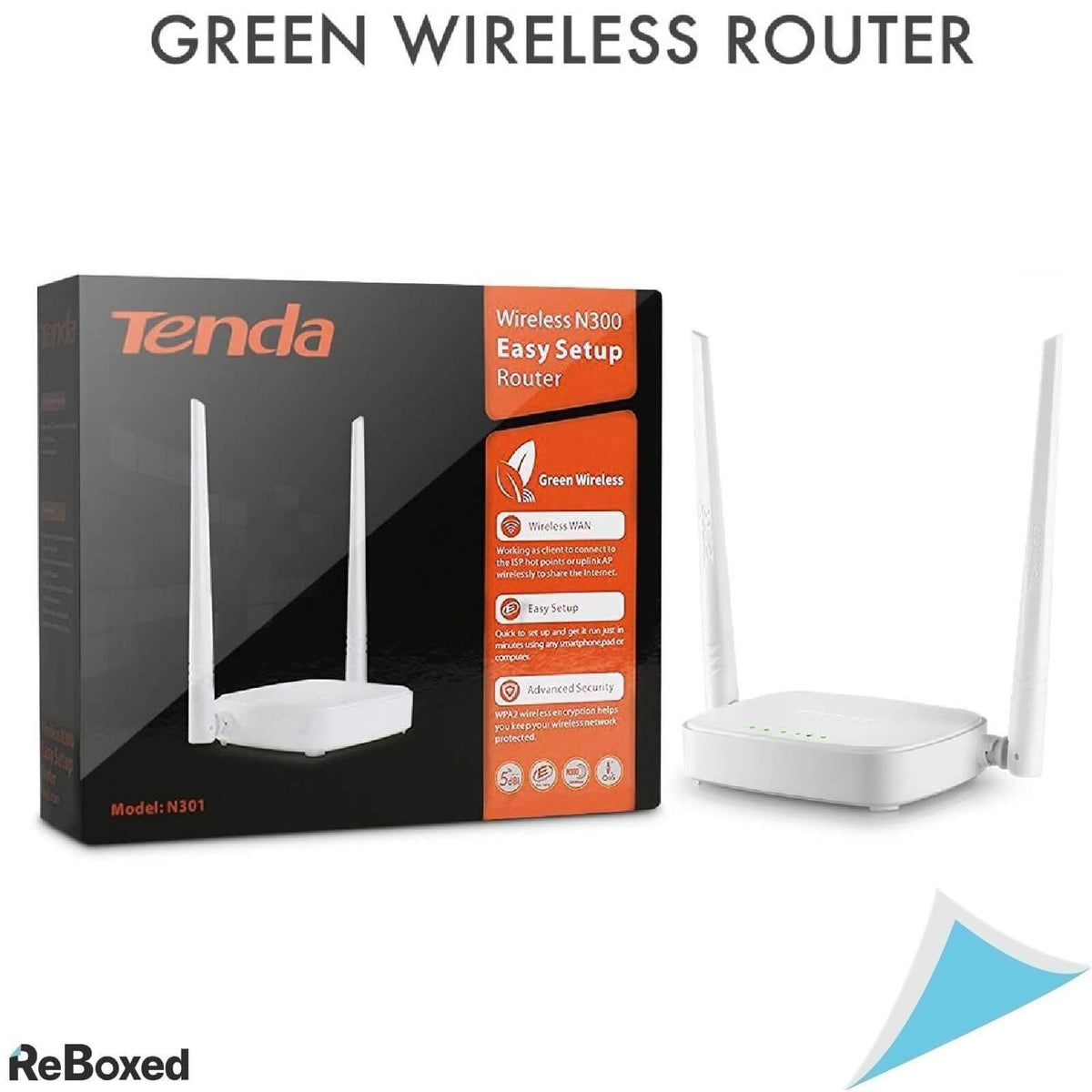 Tenda N301 Router Wireless 300Mbps 2.4GHz