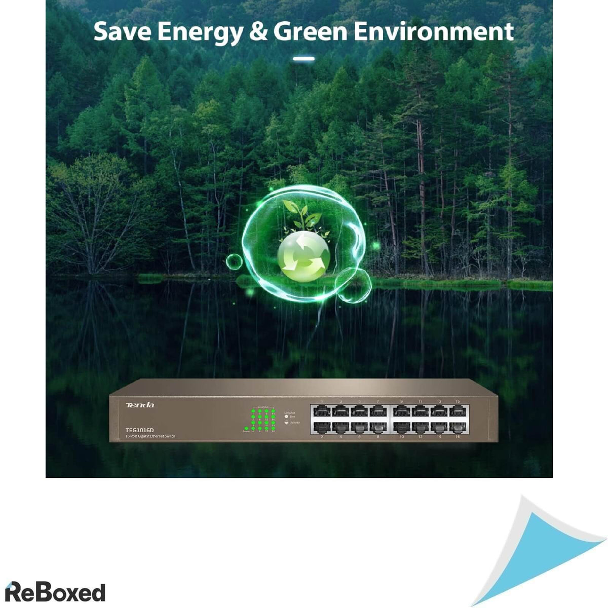 Tenda TEG1016D Switch 16 porturi LAN Gigabit 19 inch Rack Mount