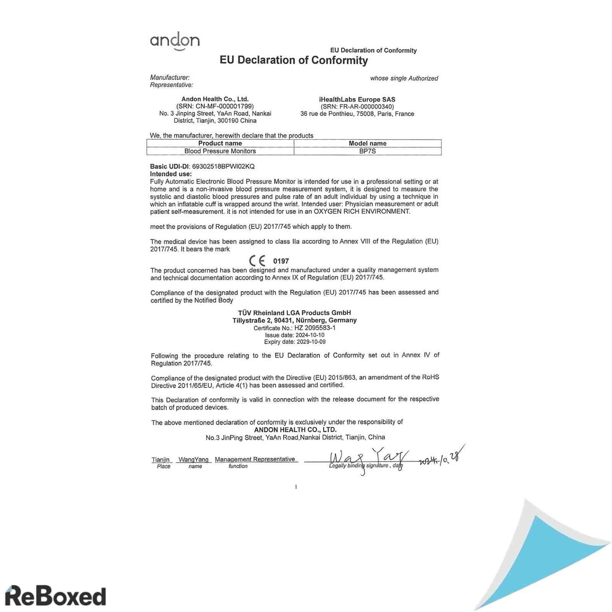 Tensiometru de Incheietura Bluetooth iHealth VIEW BP7S