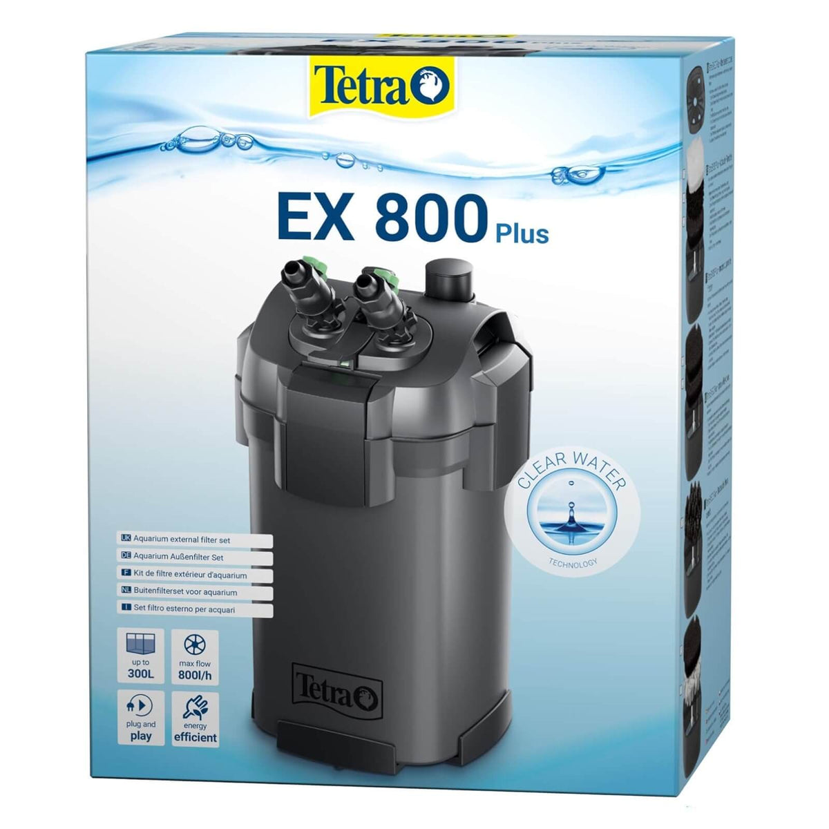Tetra EX 800 Plus Filtru Extern pentru Acvarii 100-300l