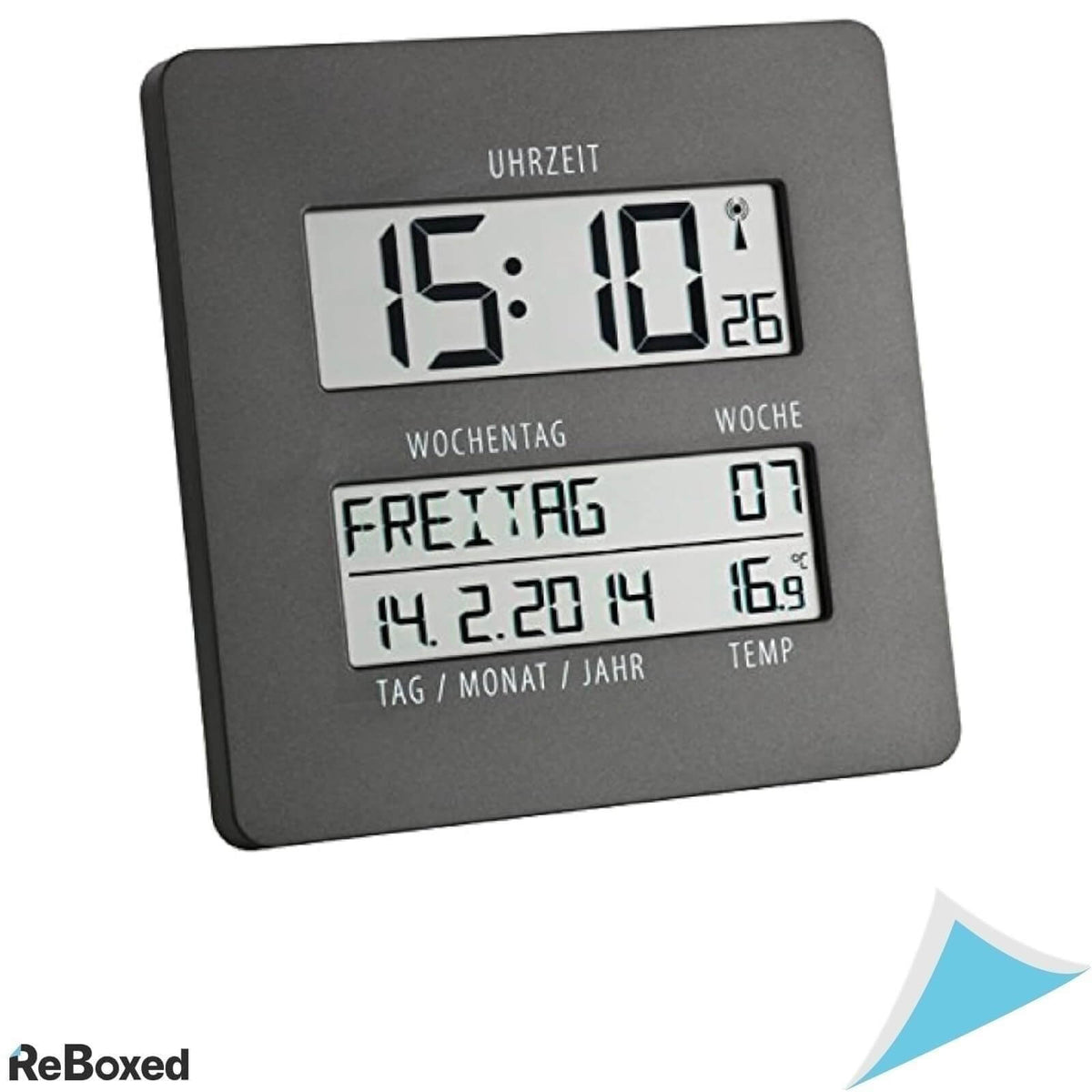 TFA Dostmann Ceas de Perete Anthracite