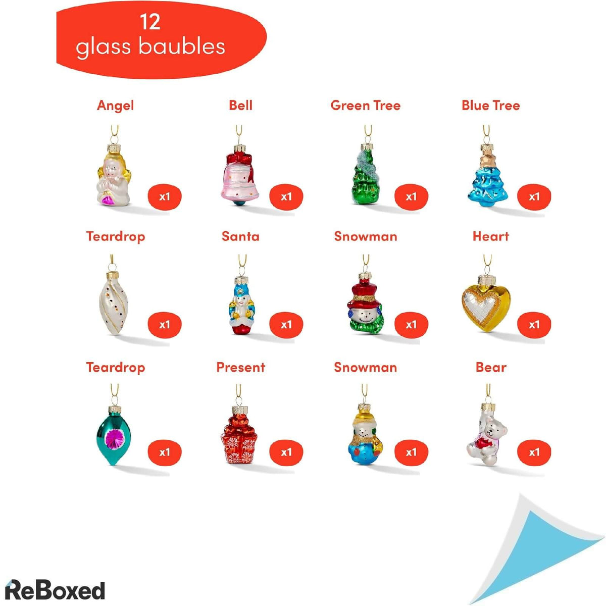 The Twiddlers Set 12 Globuri Mini din Sticla