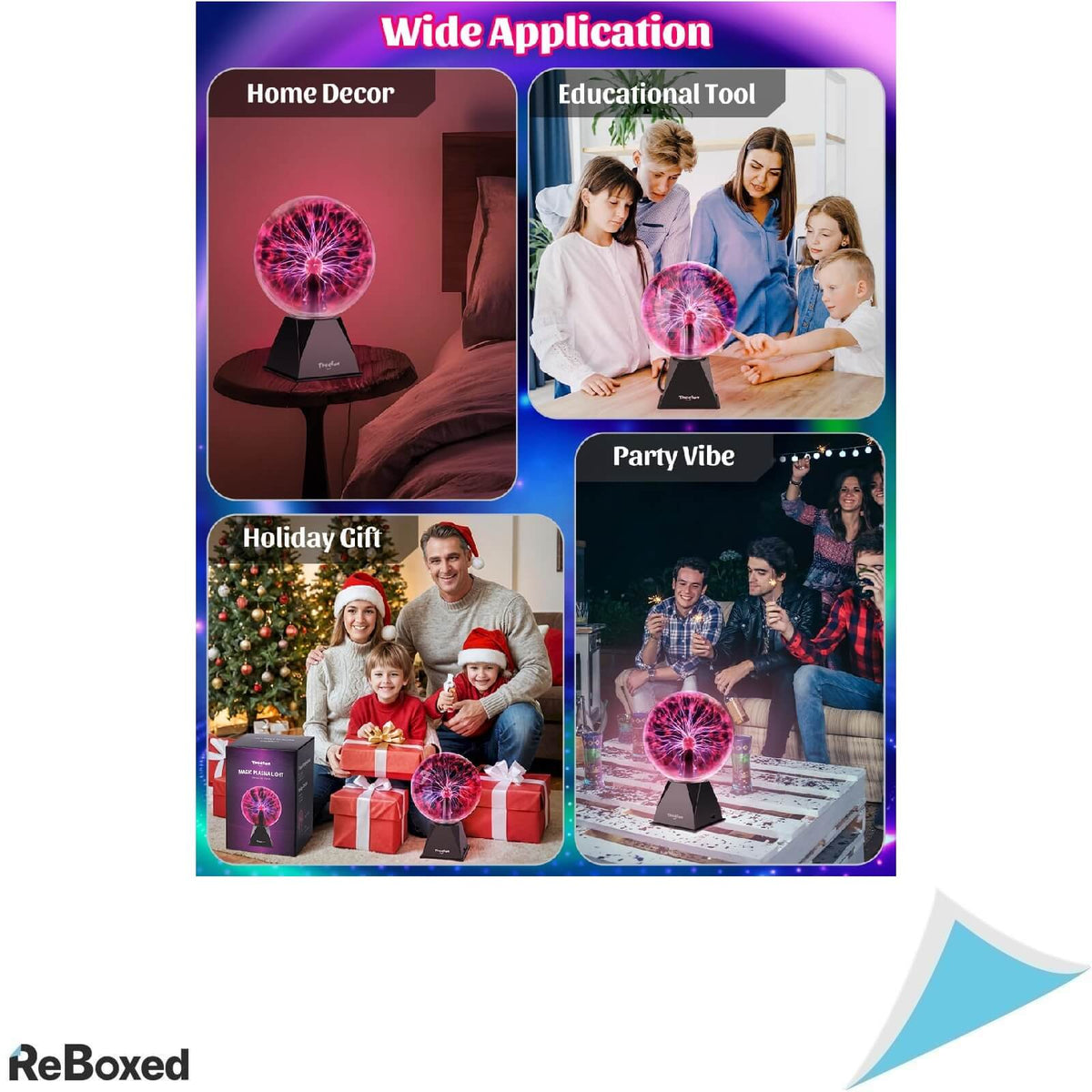 Theefun Plasma Ball 8 Inch Lampa Interactiva