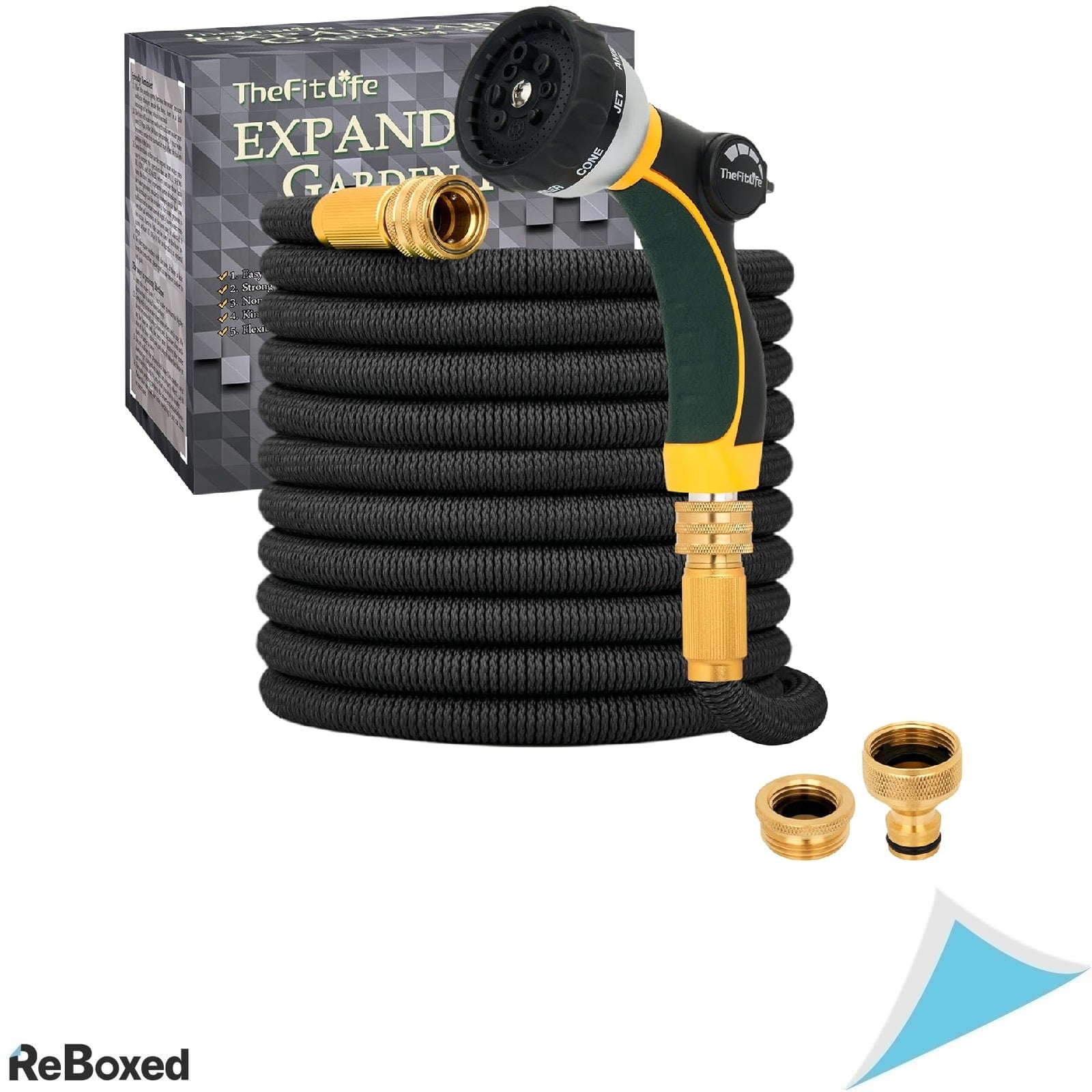TheFitLife Furtun de Gradina Extensibil 30m