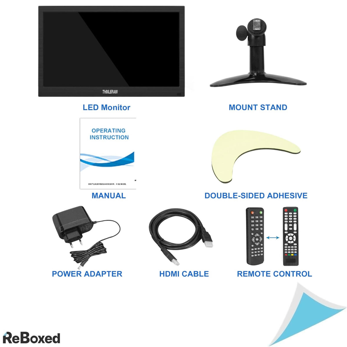 Thinlerain Monitor portabil 13,3&quot; Inch Rezolutie 1366x768