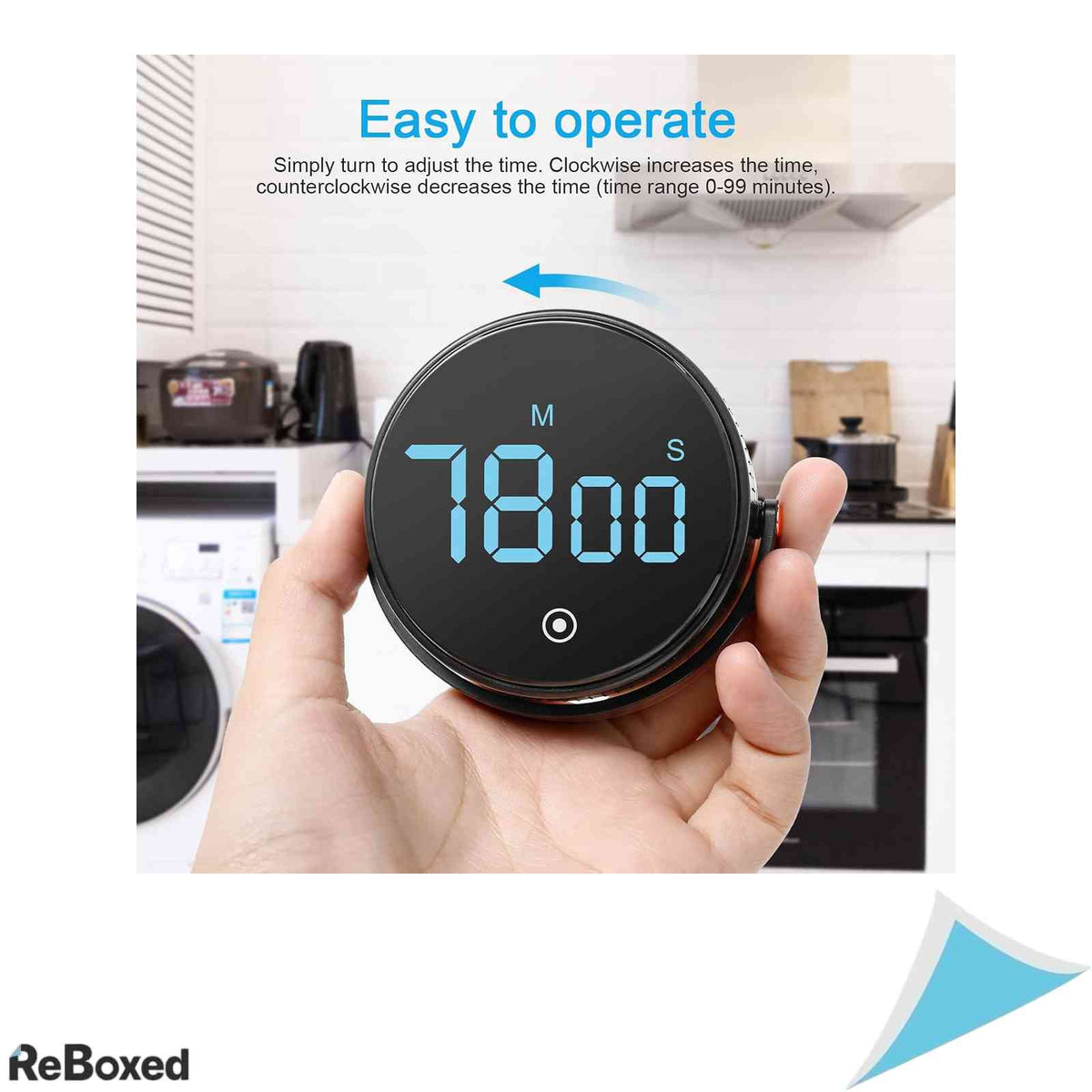 Timer Digital AiQInu cu Afisaj LED, Magnetic, Cronometru
