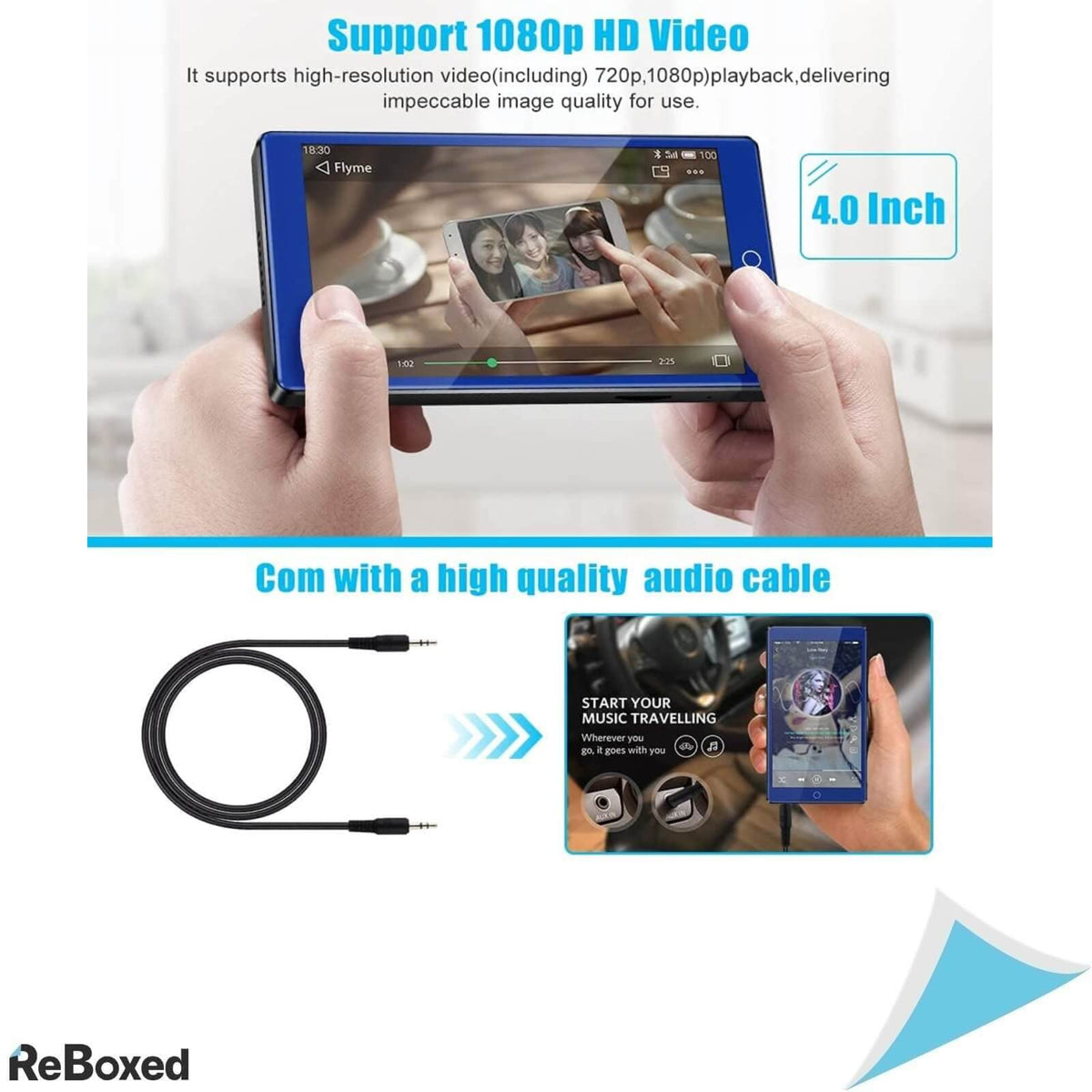 Timoom M7 MP4 Player 32GB Bluetooth 5.0