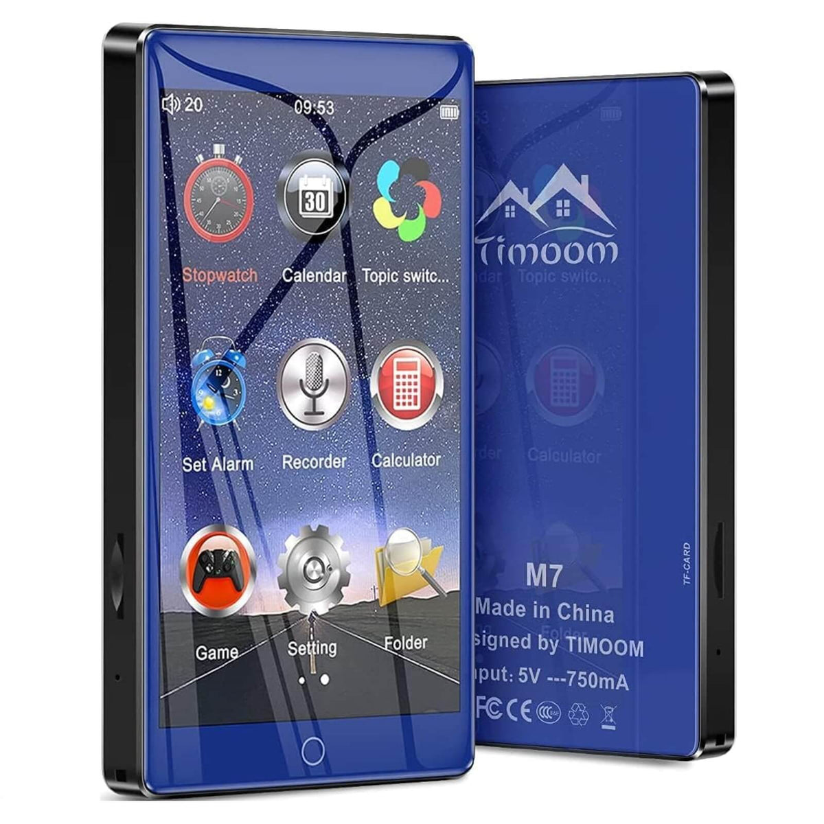 Timoom M7 MP4 Player 32GB Bluetooth 5.0