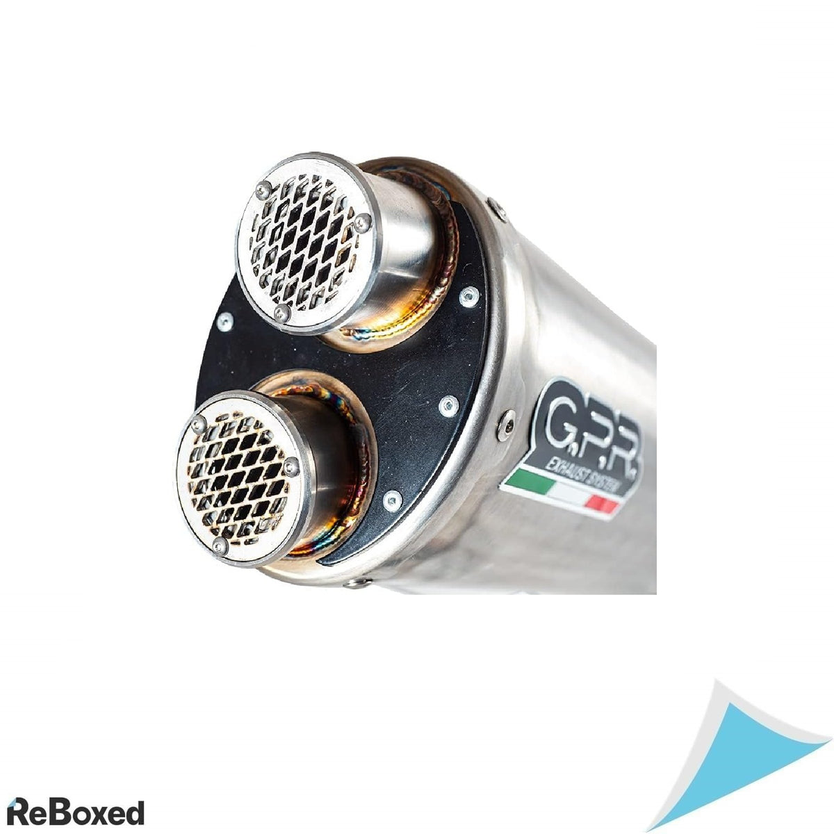 Toba esapament GPR Dual Inox catalizata pentru BMW R 850 R/GS 1994-2002, otel inoxidabil