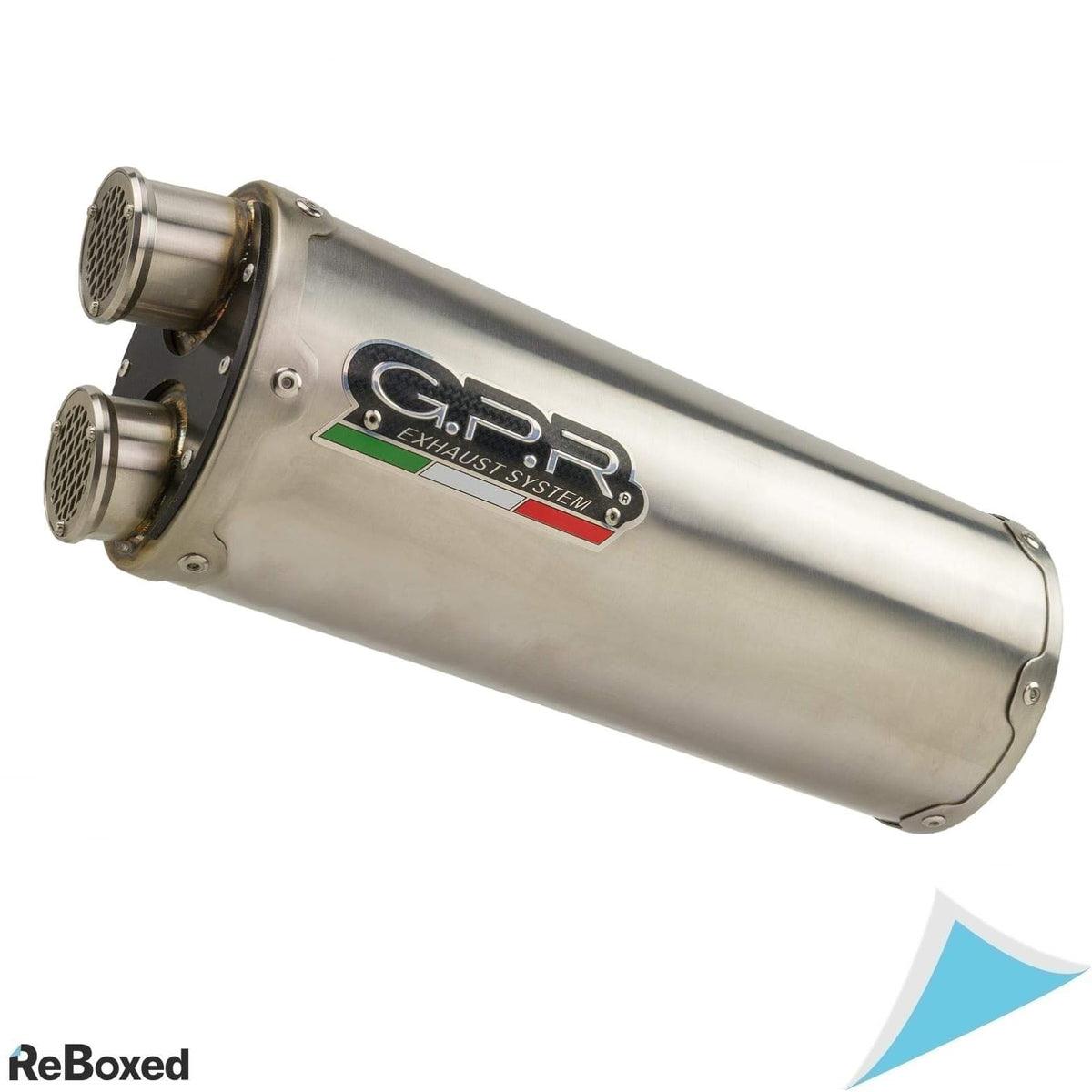 Toba esapament GPR Dual Inox catalizata pentru BMW R 850 R/GS 1994-2002, otel inoxidabil