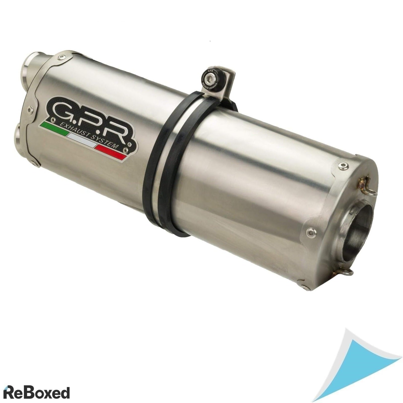 Toba esapament GPR Dual Inox catalizata pentru BMW R 850 R/GS 1994-2002, otel inoxidabil