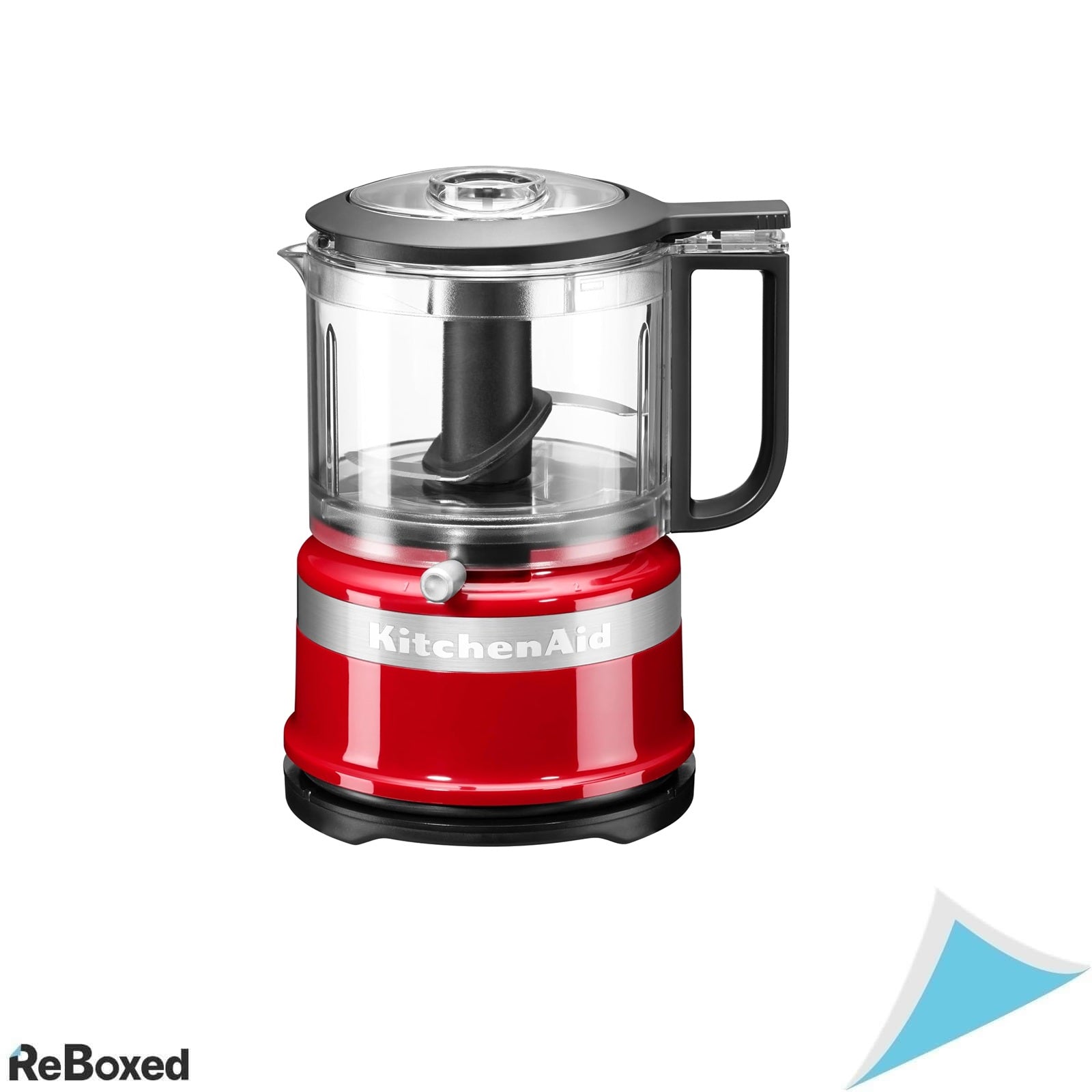 Tocator Electric KitchenAid Mini 5KFC3516, 240W, Vas 830 ml, 2 Viteze, Rosu