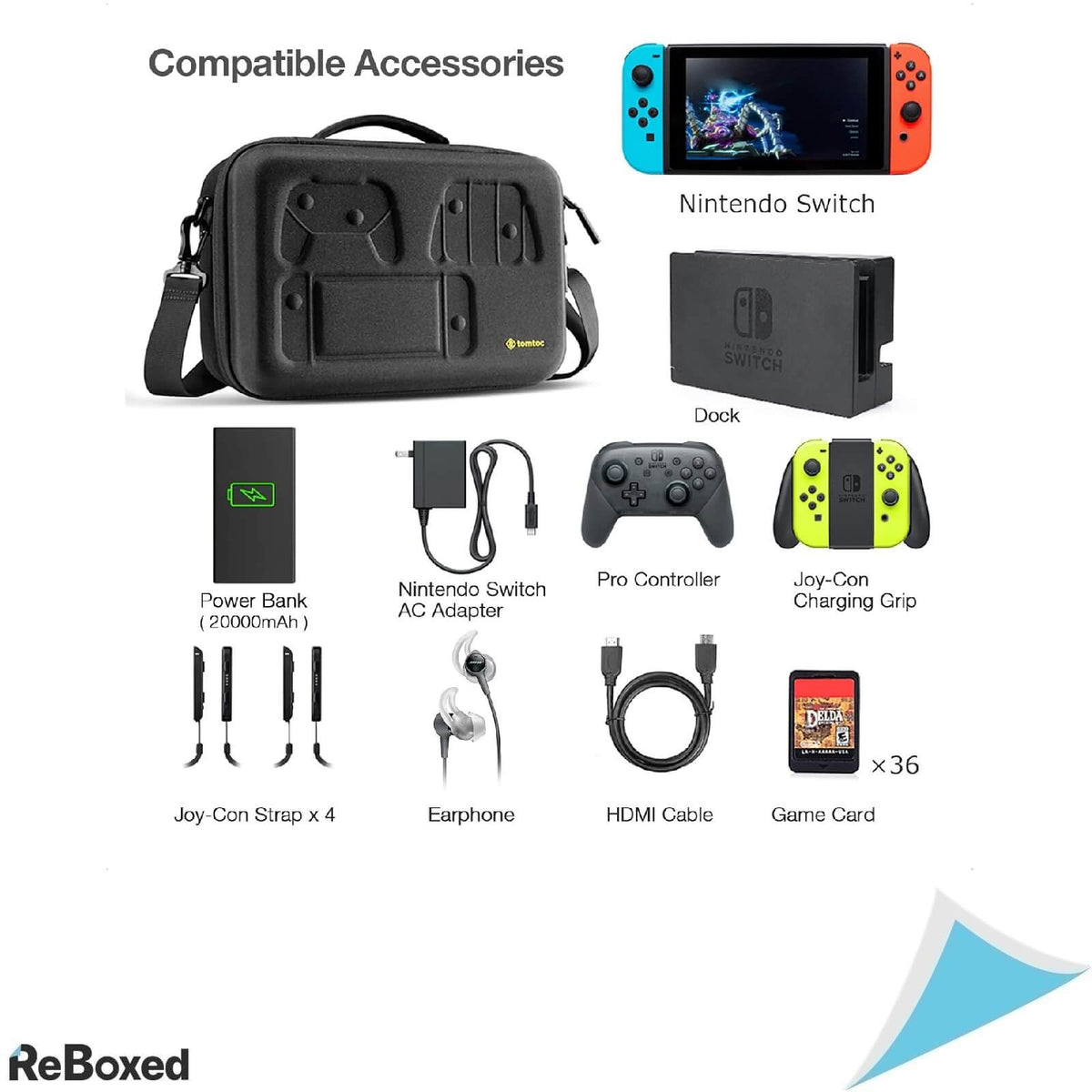 tomtoc Husa de Transport pentru Nintendo Switch