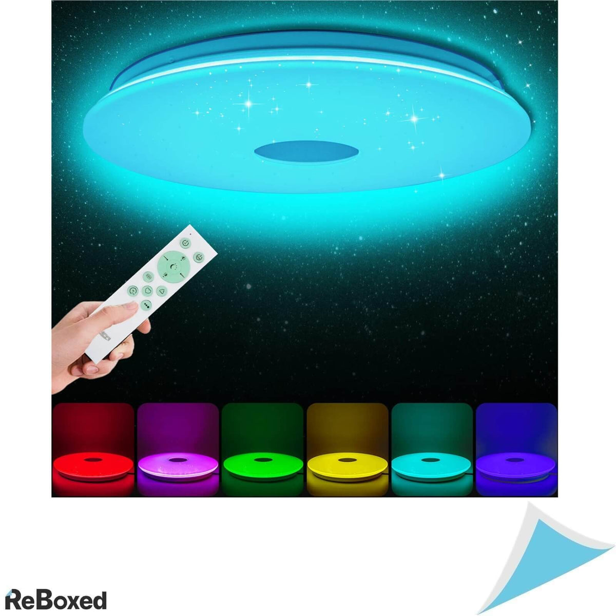 TONFFI Lampa LED de Tavan RGB 24W Dimmabila cu Telecomanda