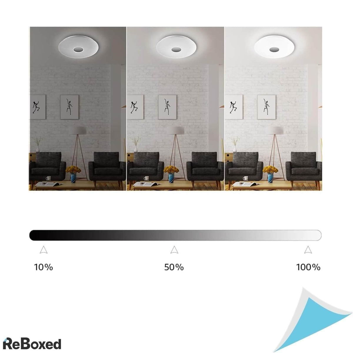 TONFFI Lampa LED de Tavan RGB 24W Dimmabila cu Telecomanda